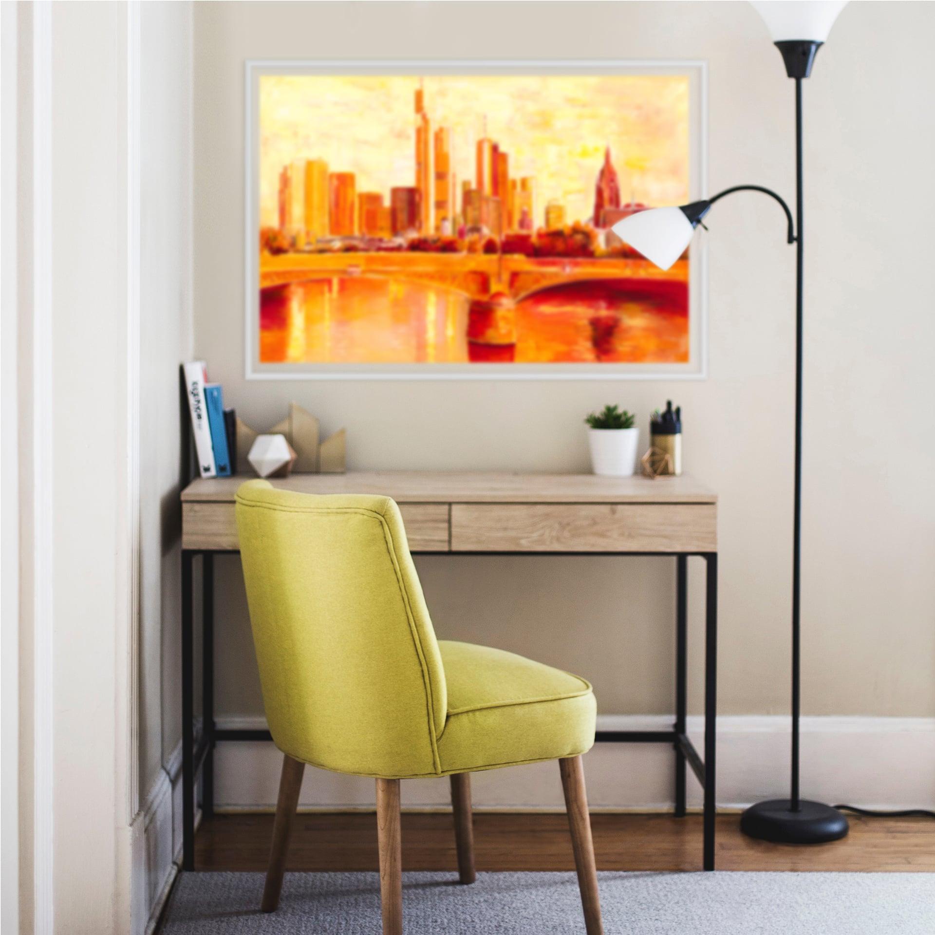 Zelfklevende Poster Schüßler - Skyline Frankfurt