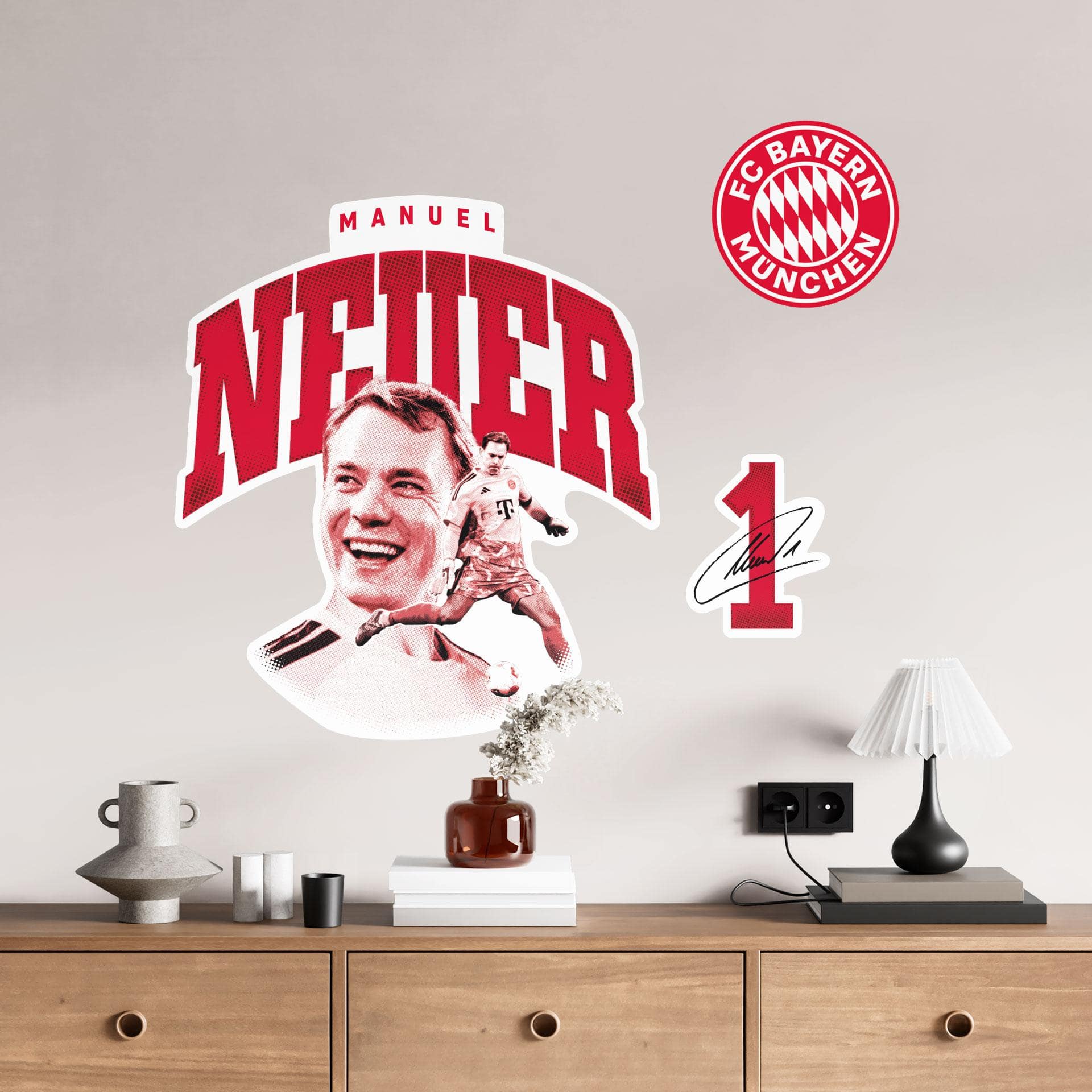 Wandsticker FCB - Manuel Neuer 2026/27