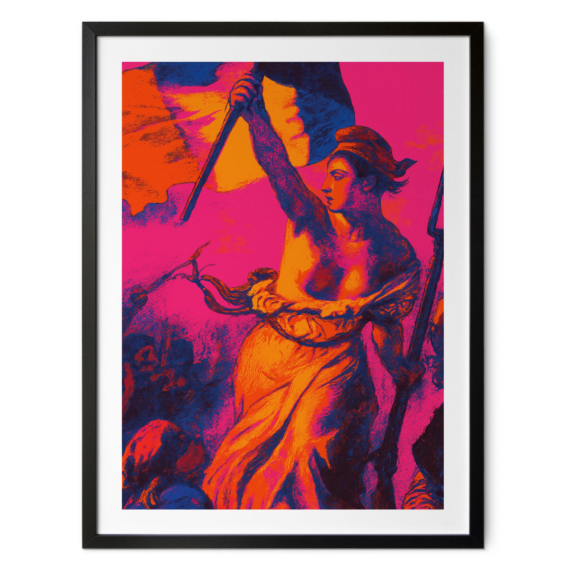 Plakat for frihedskæmpere i popkunst - Treechild