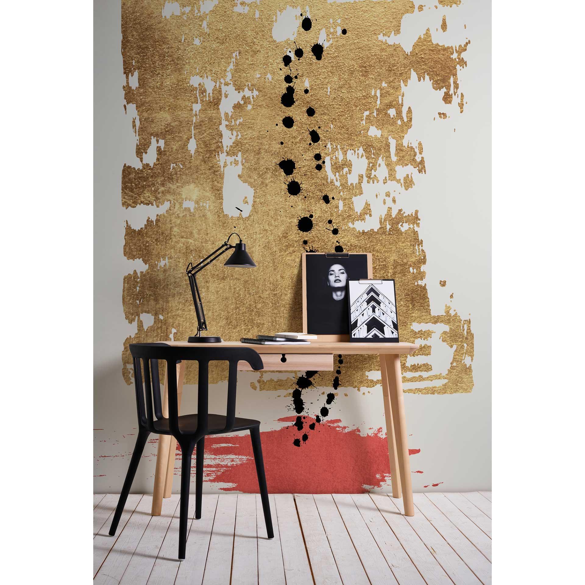 Livingwalls Fotobehang ARTist Kubistika - Drip Drop