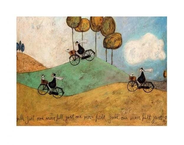 Plakat Sam Toft - Just One More Hill kunsttryk, Sam Toft (50 x 40 cm)
