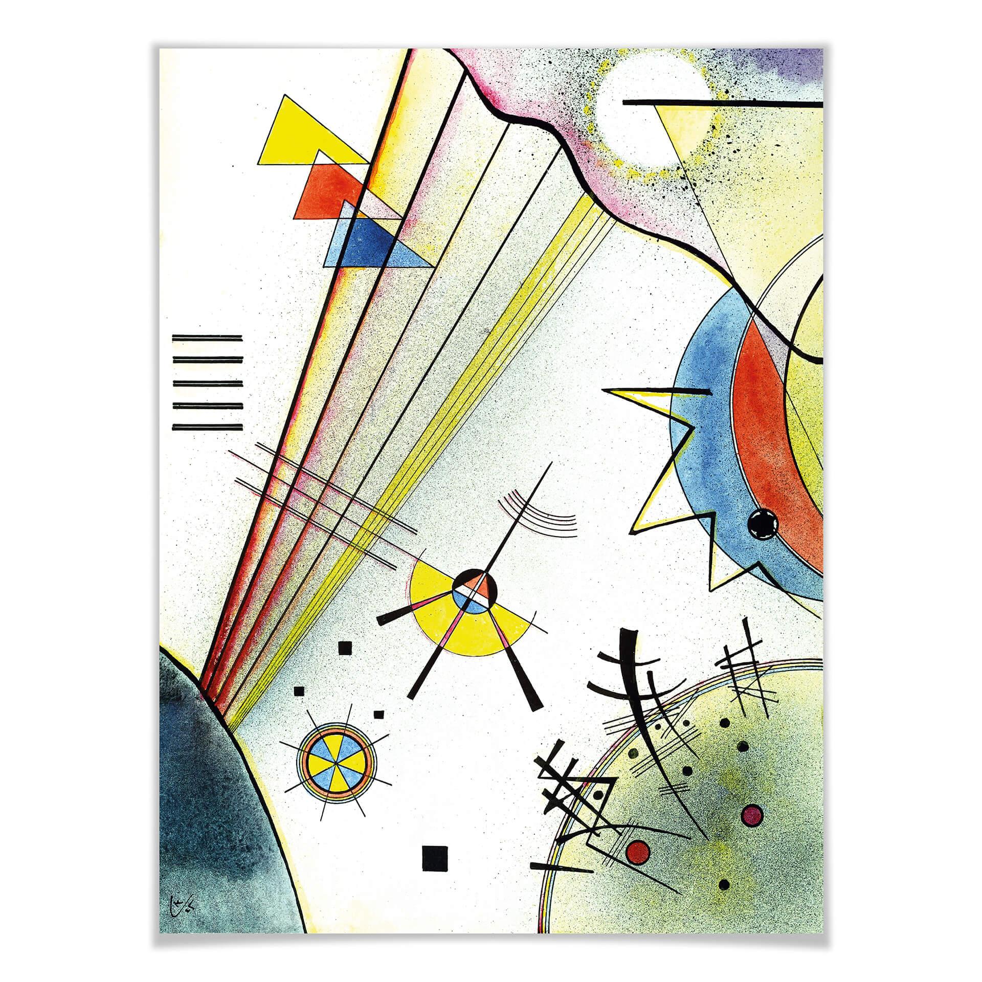 Póster Kandinsky - Conexión clara