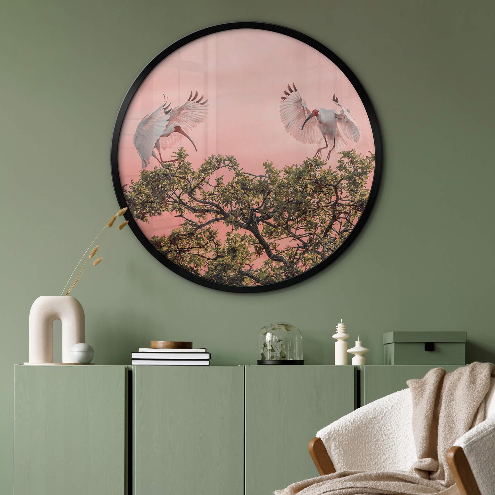 Plakat Zhao - Birds at Sunset