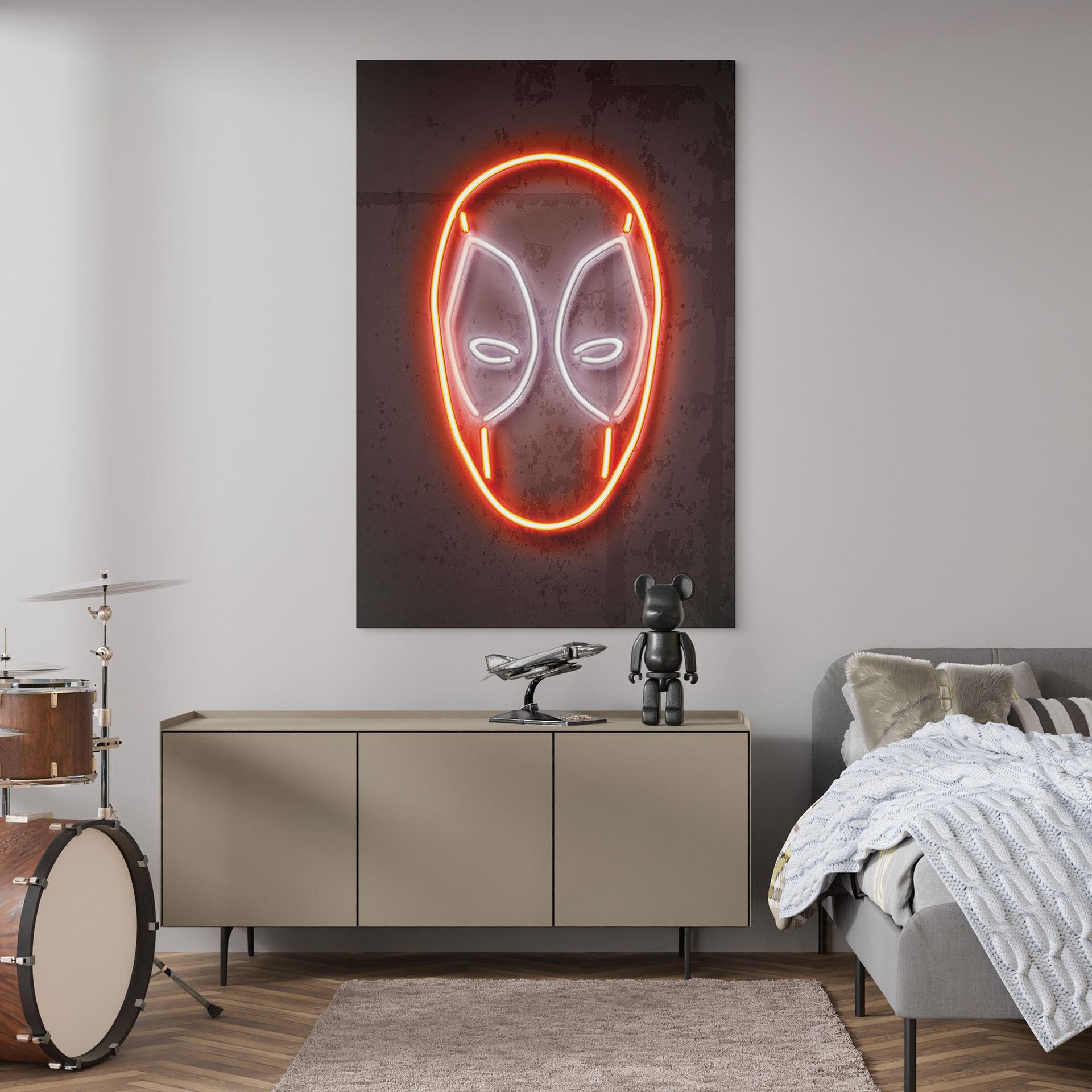 Billede af Deadpool - Mielu – print på aluminium (Alu-Dibond)