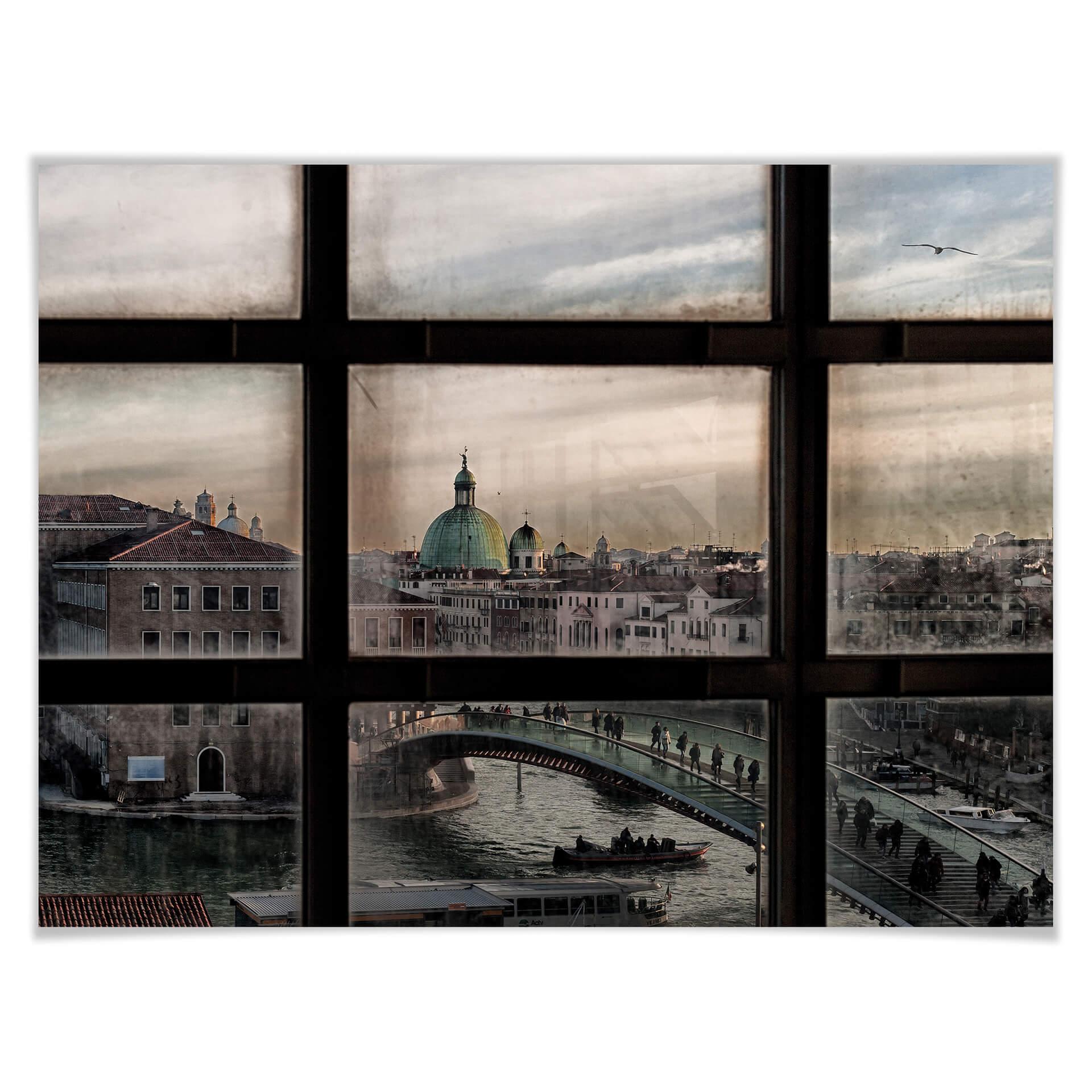 Poster Marini - Fenster in Venedig