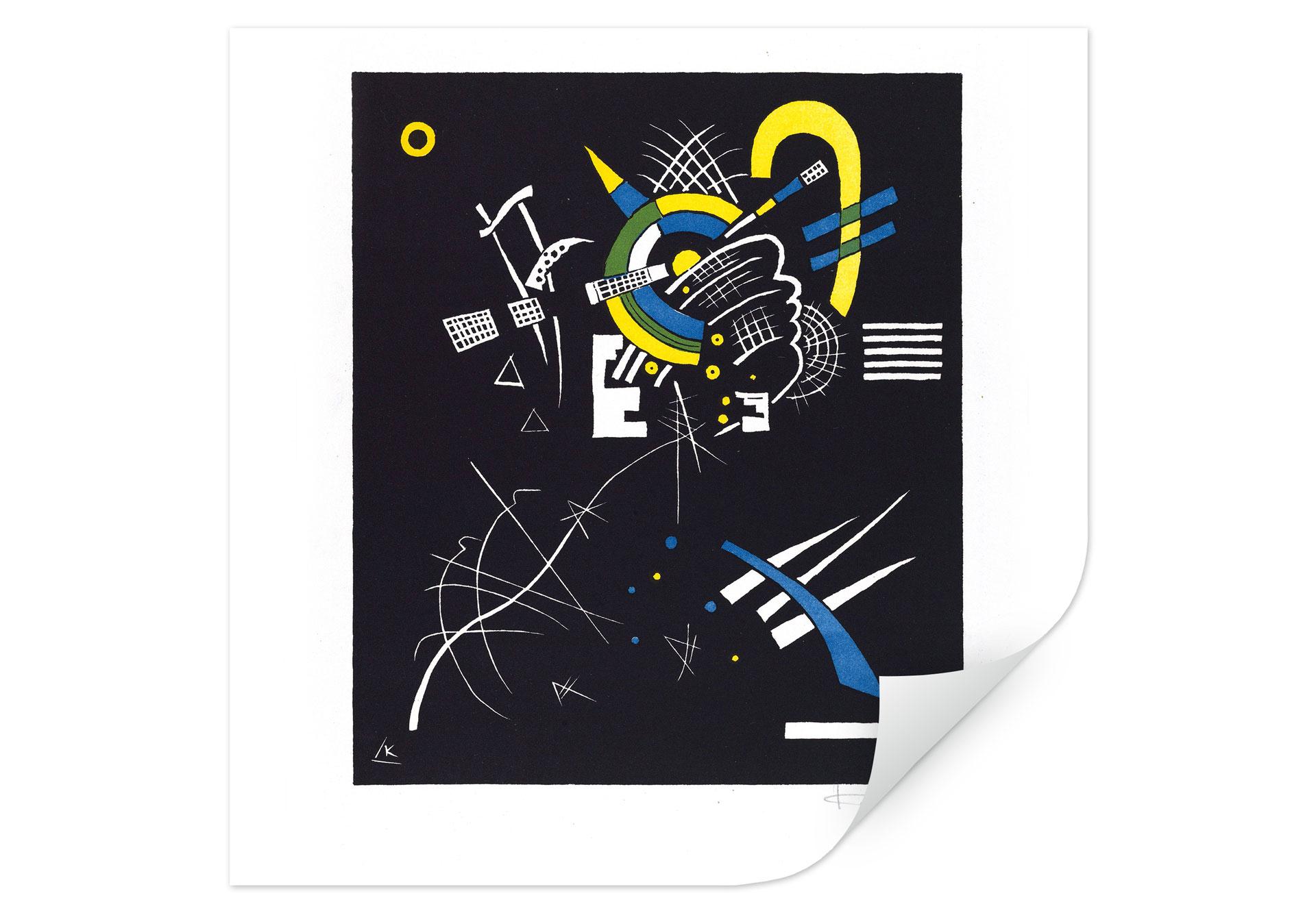 Zelfklevende Poster Kandinsky - Small World 7