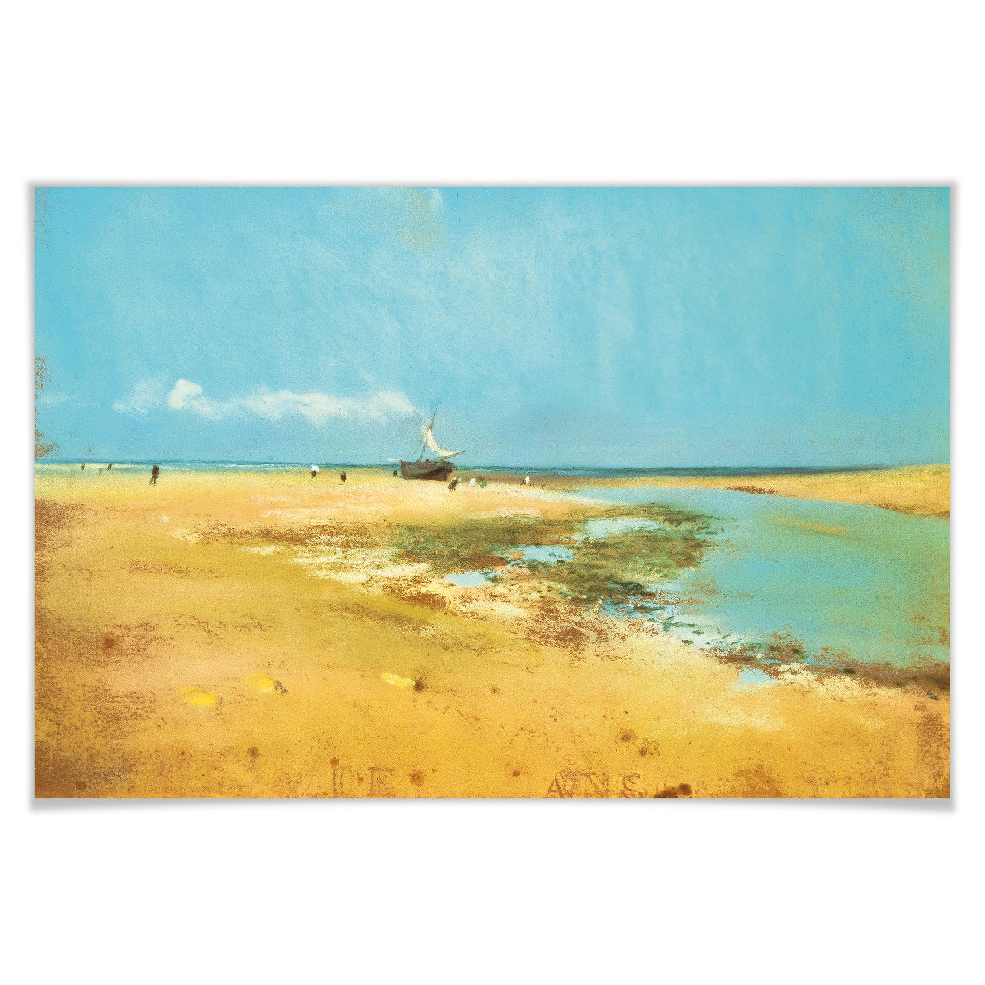 Poster Degas - Strand bei Ebbe