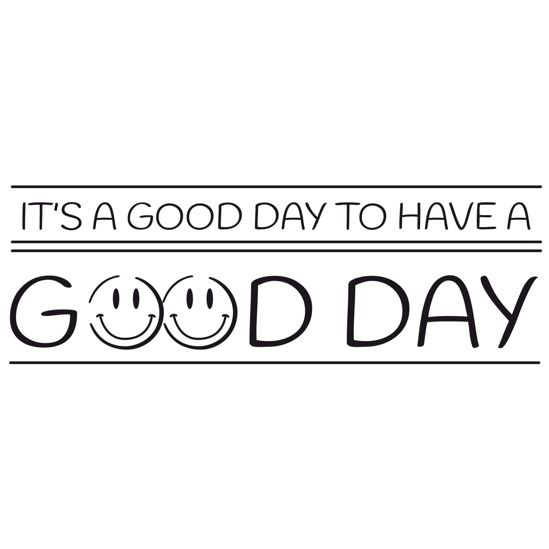 Adesivo murale - good day