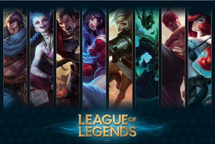 Gaming poster League of Legends - Champions 91,5x61 cm