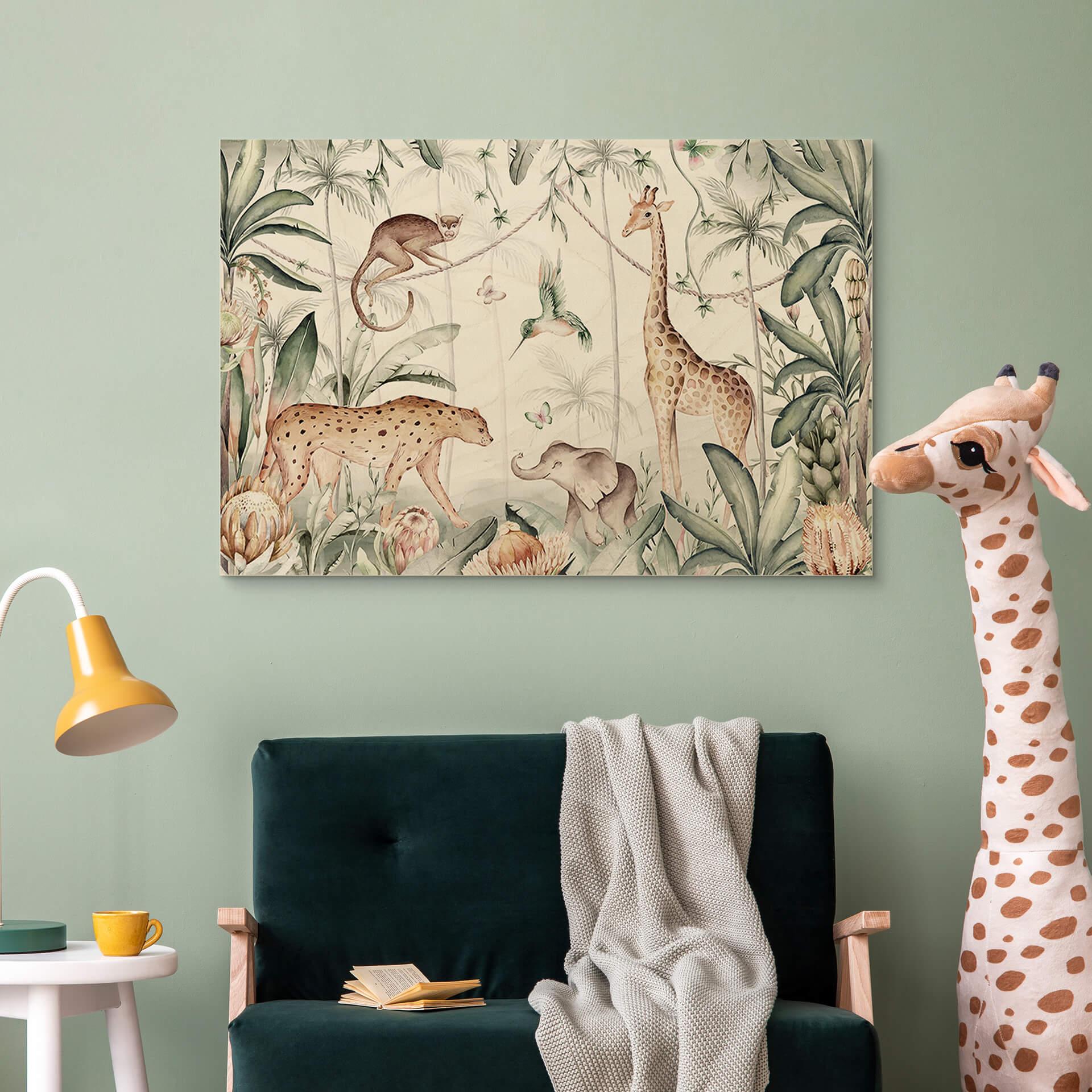 Træplakat Kvilis - Jungle Party