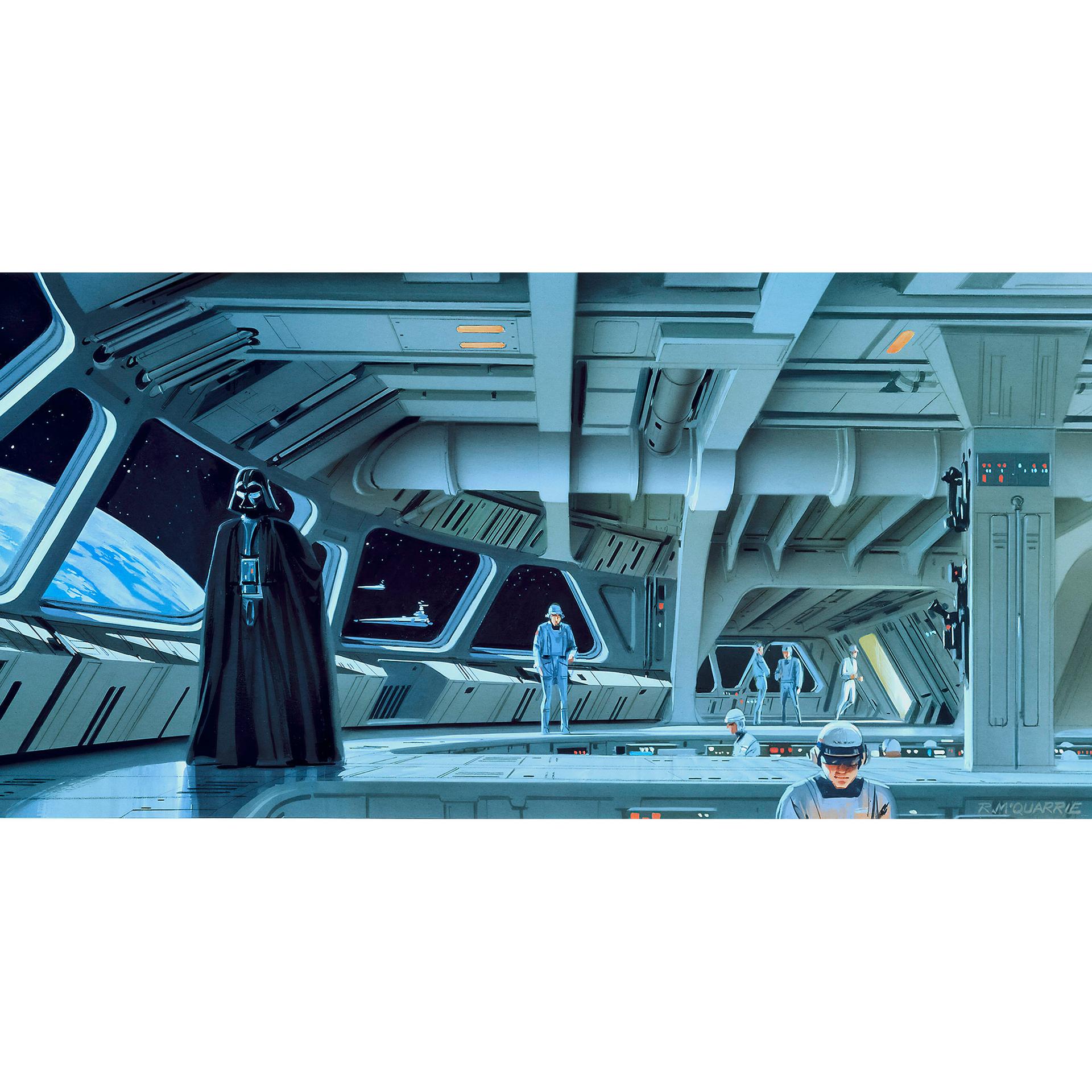 Vlies Fototapete - Star Wars Classic RMQ Stardestroyer Deck - 500 x 250 cm