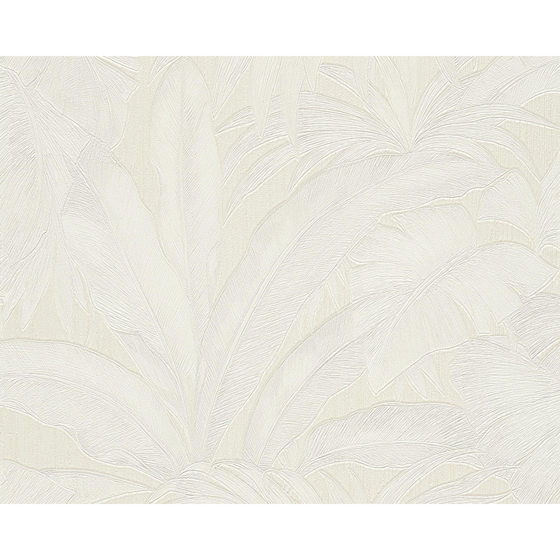 Versace fleecetapet Giungla palme creme, sølv
