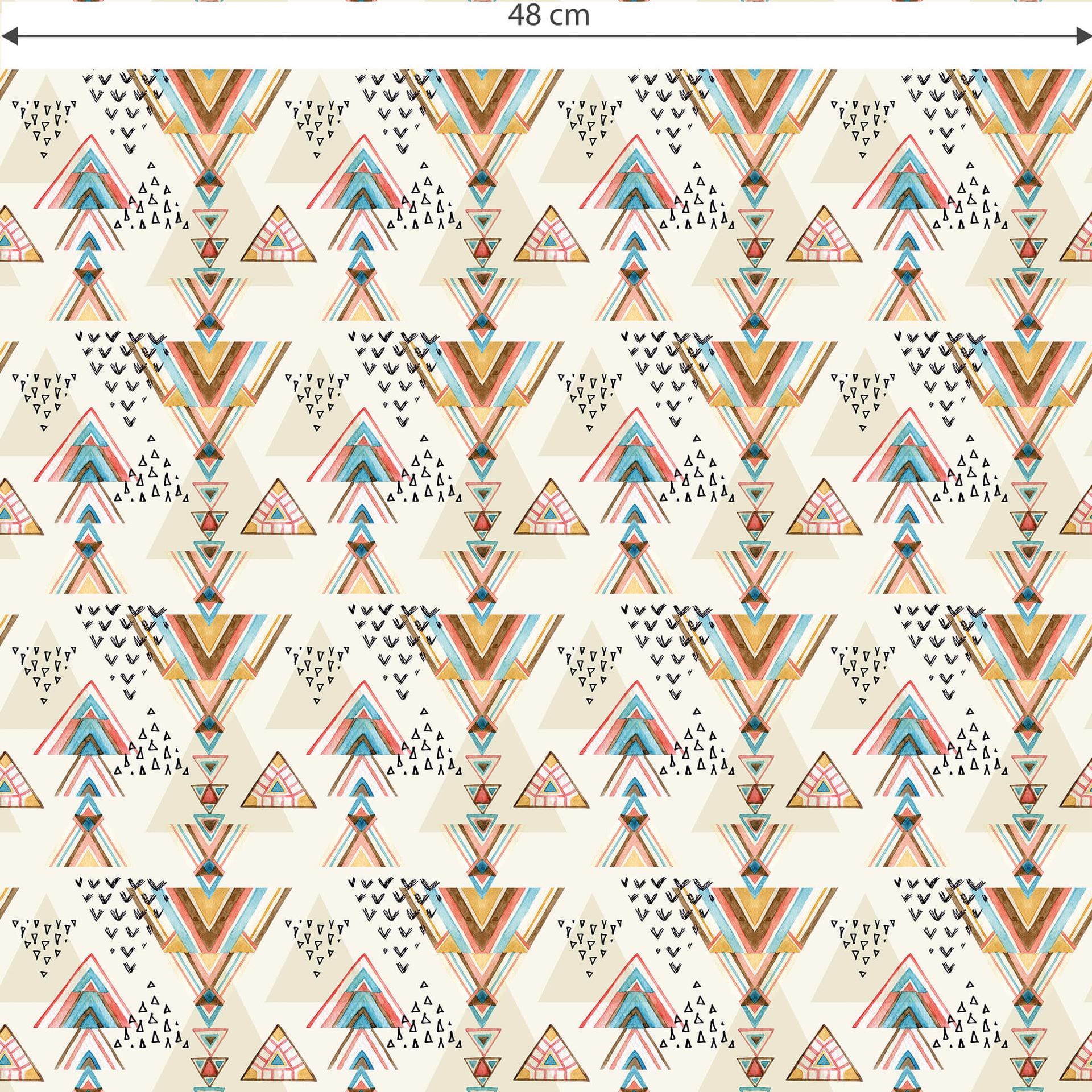 Patroonbehang Bohemian Triangles