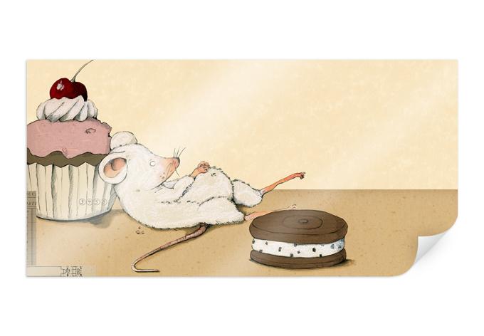 Poster - Loske - Souris et muffin - Panorama