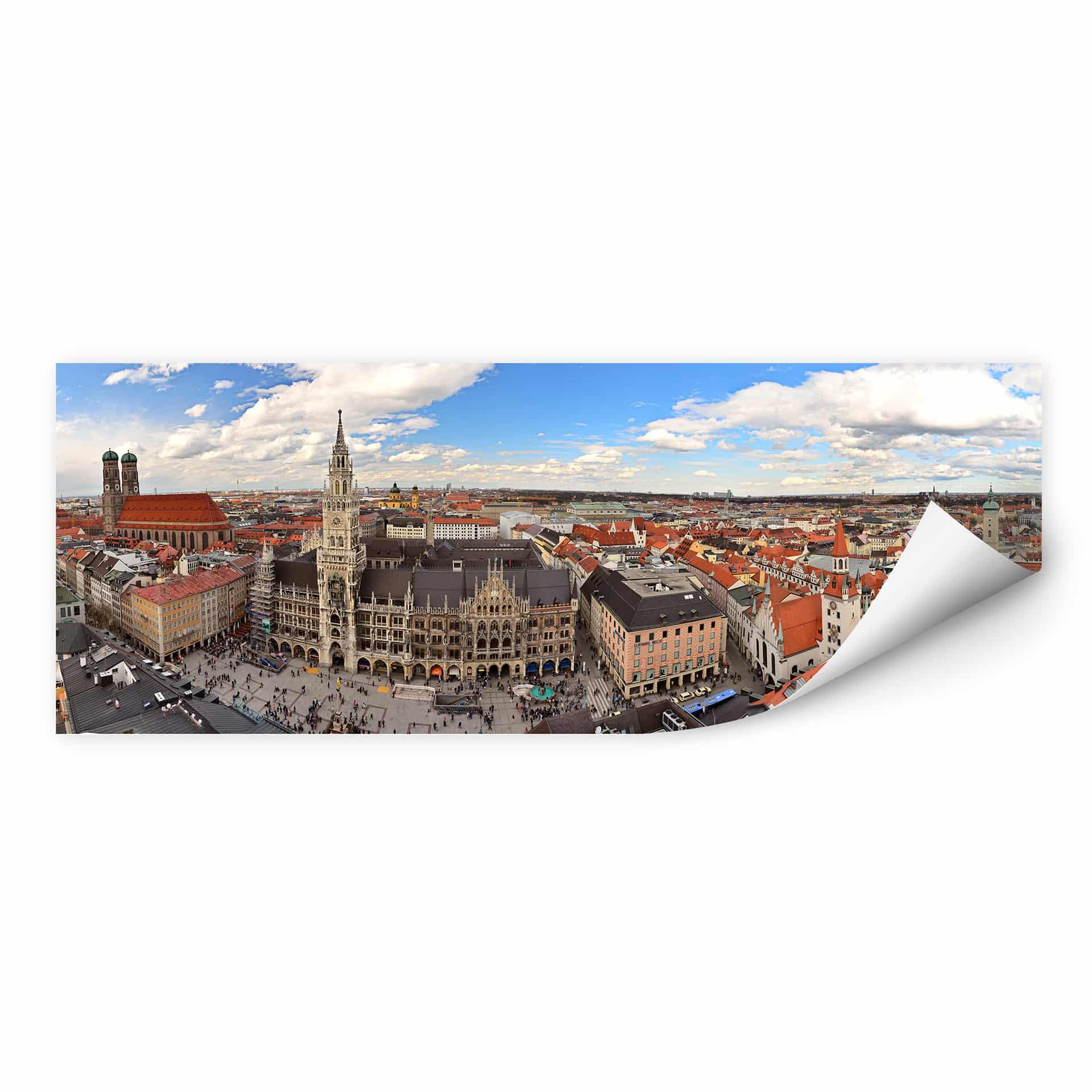 Wallprint W - Münchener Skyline Panorama