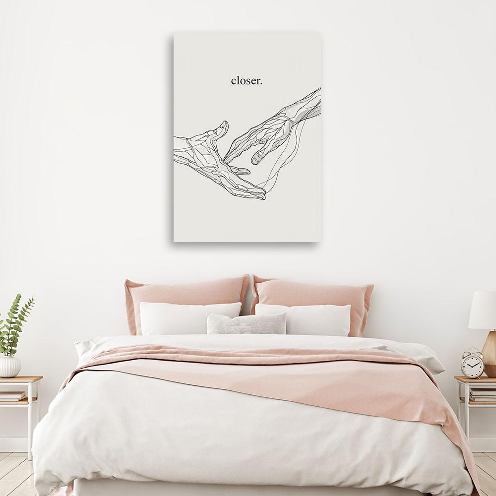 Canvasbillede, Line art syerske
