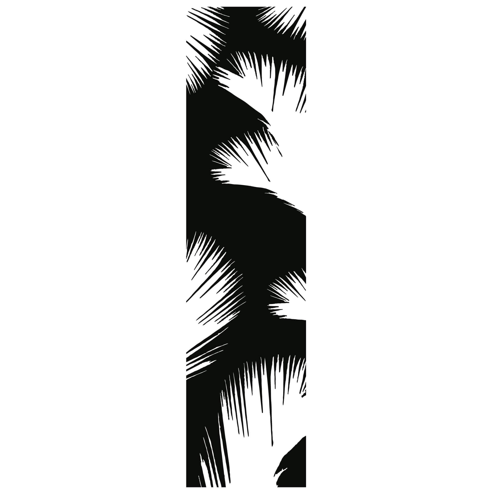 Wandtattoo Banner Palme