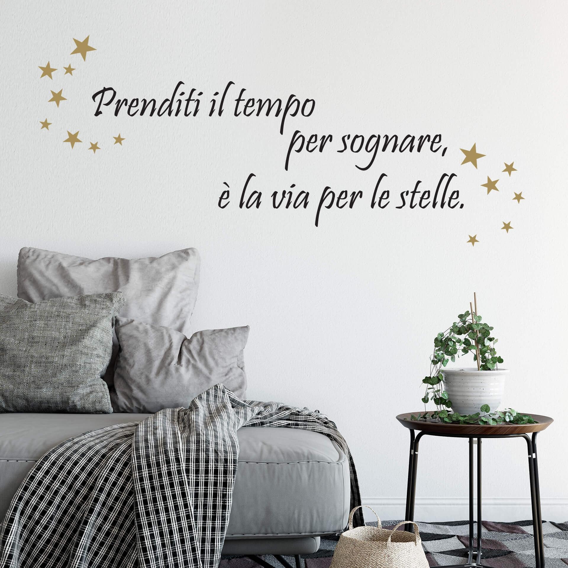 Wallsticker - Prenditi il tempo per sognare (2-farvet)