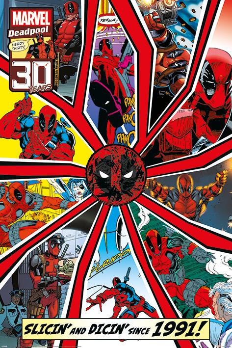 Poster, film poster Deadpool - Shattered 61x91,5 cm