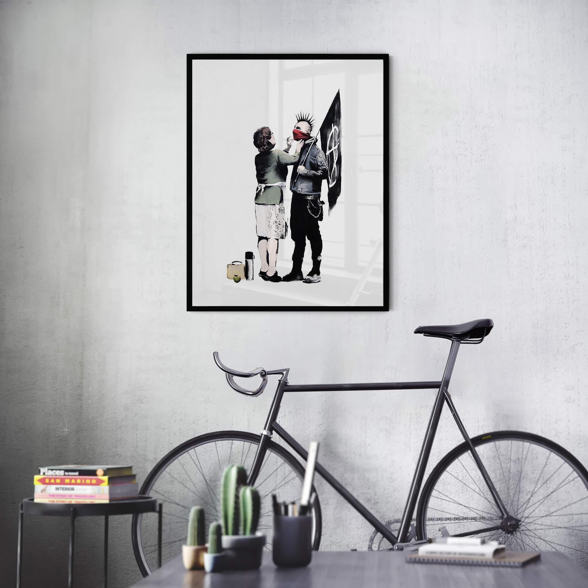 Plakat Banksy'ego - Porady matki