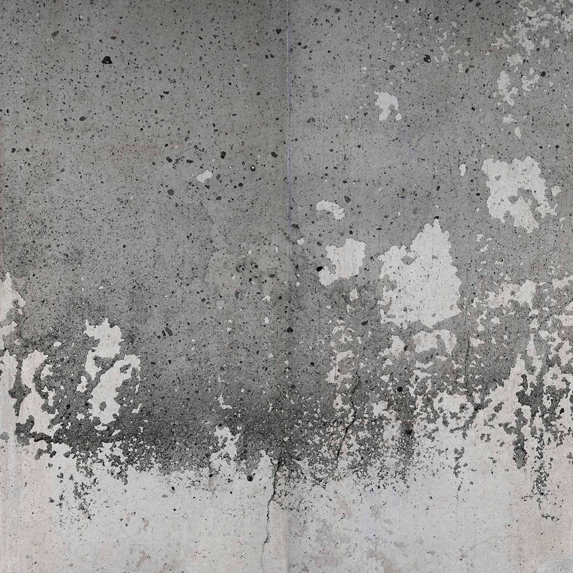 Betonlook PaintedWall behang in grijs zwart - vliesbehang Designwalls 2 - 2,55 x 3,5 m