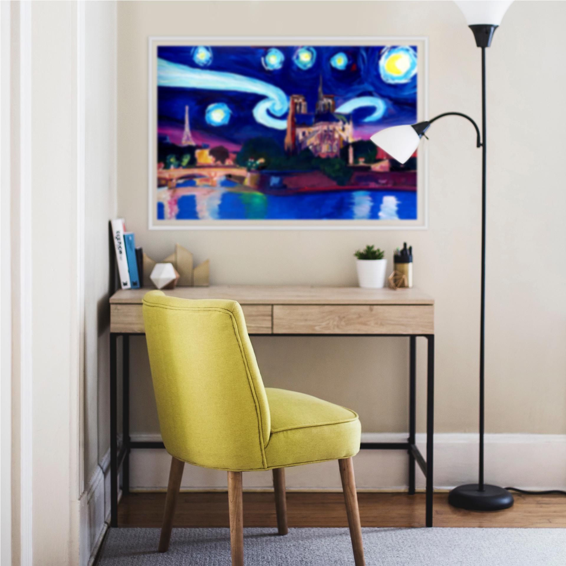 Wallprint Bleichner - Paris bei Nacht