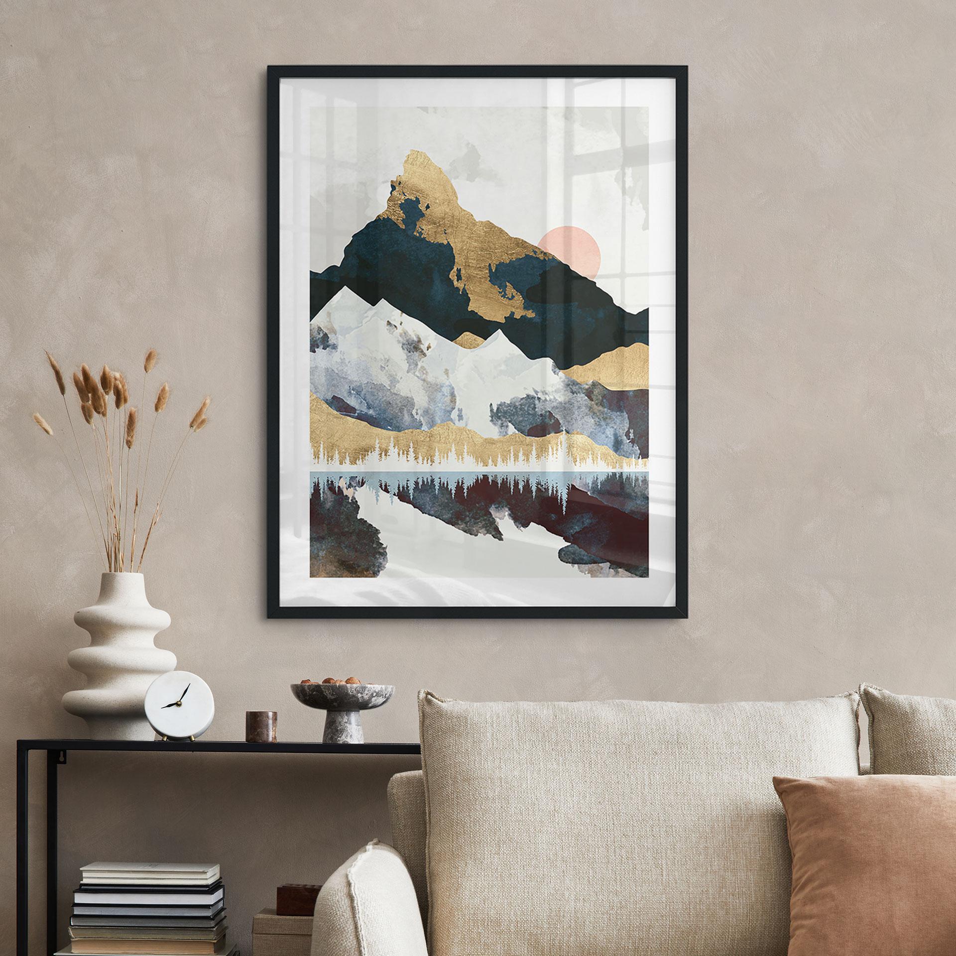 Plakat Odbicie zimowego krajobrazu - SpaceFrog Designs