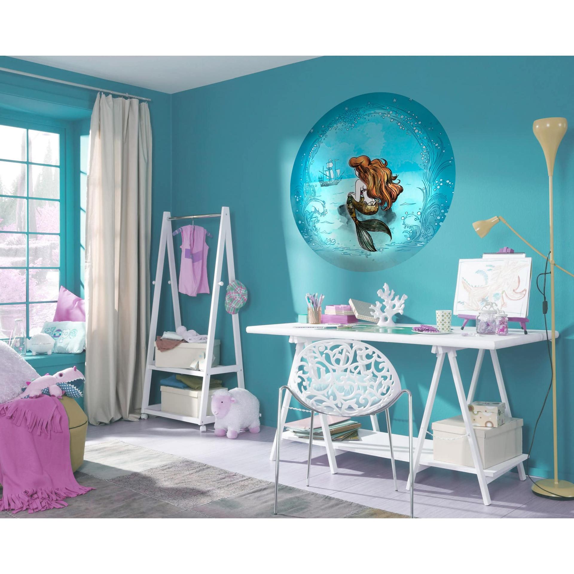 zelfklevend vlies behang - Ariel Dreaming - 125 x 125 cm