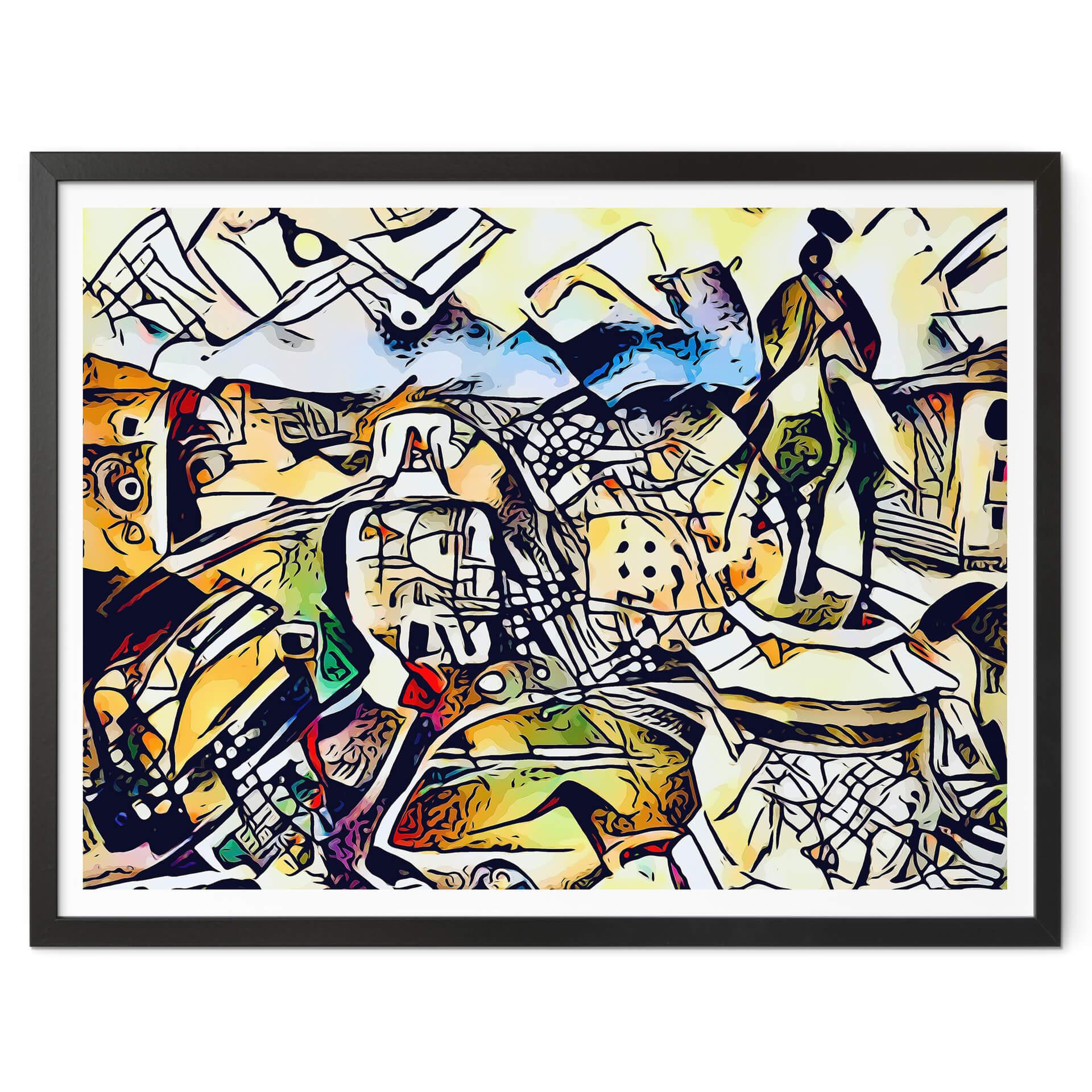 Poster Zamart - Kandinsky möter Rom