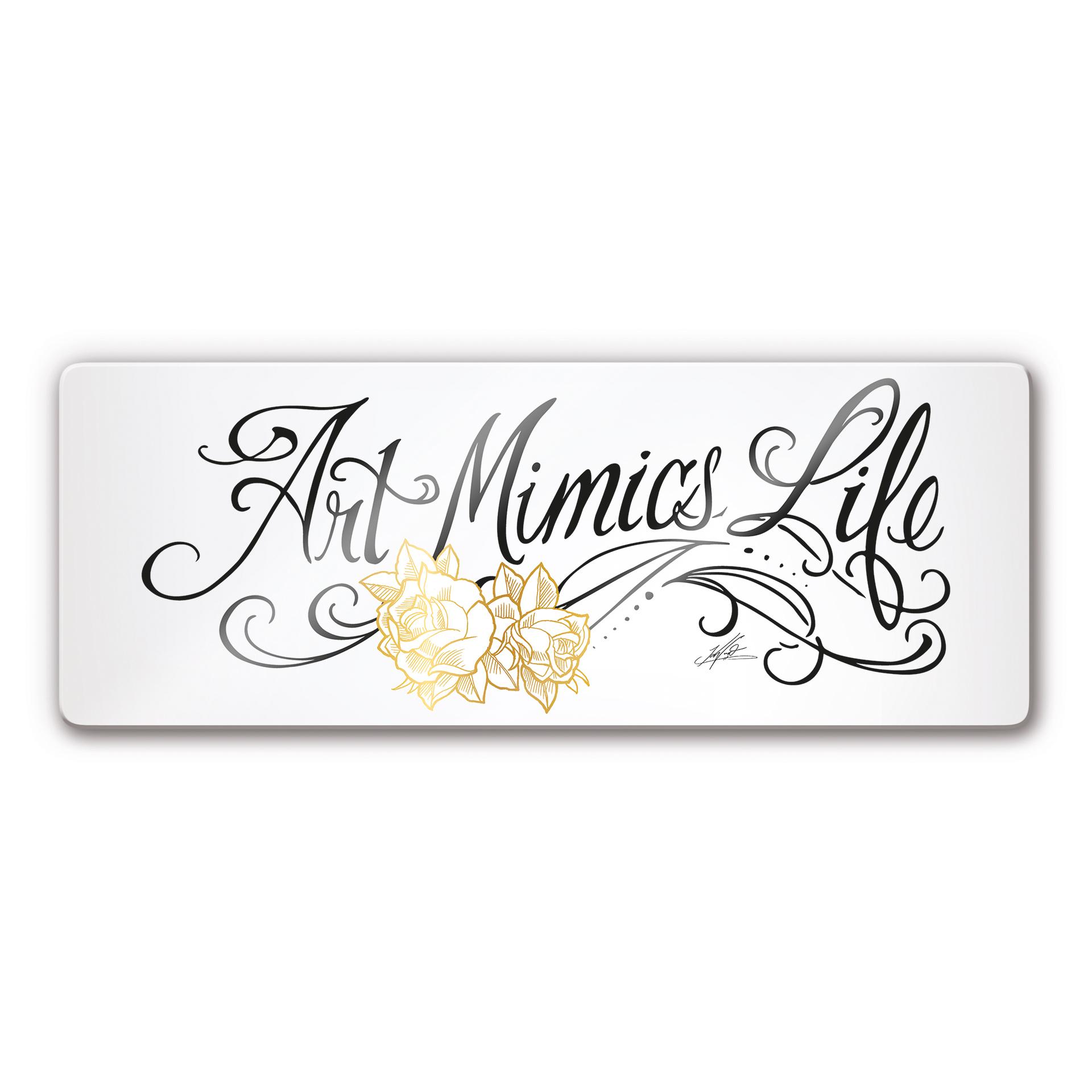 Tableau en verre - LA Ink - Art Mimics Life