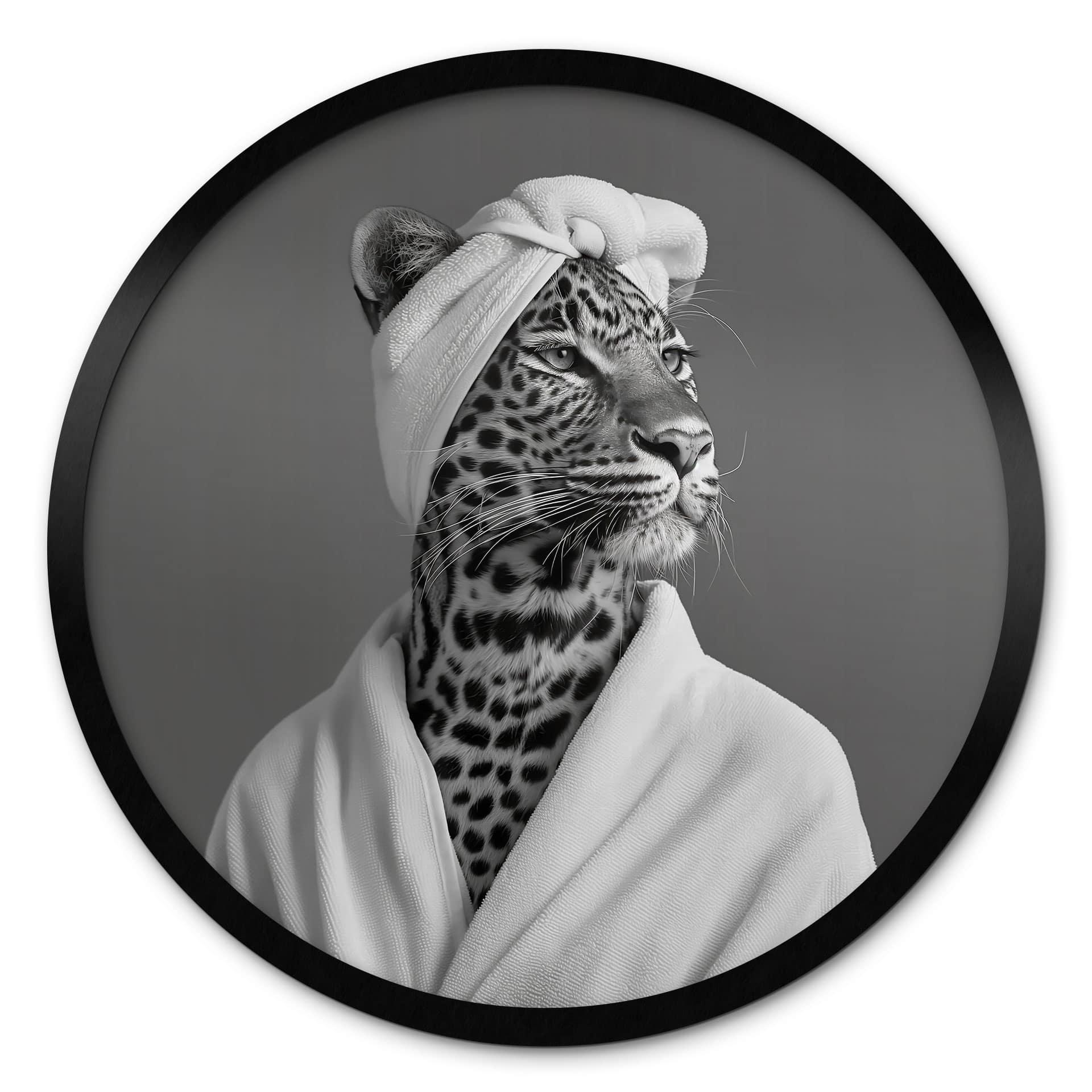 Plakat Royale Spa time-out med leopard - Rahner - Runde
