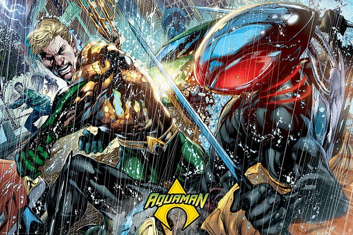 Poster, Film Poster Aquaman - Atlantean Punch 91,5x61 cm