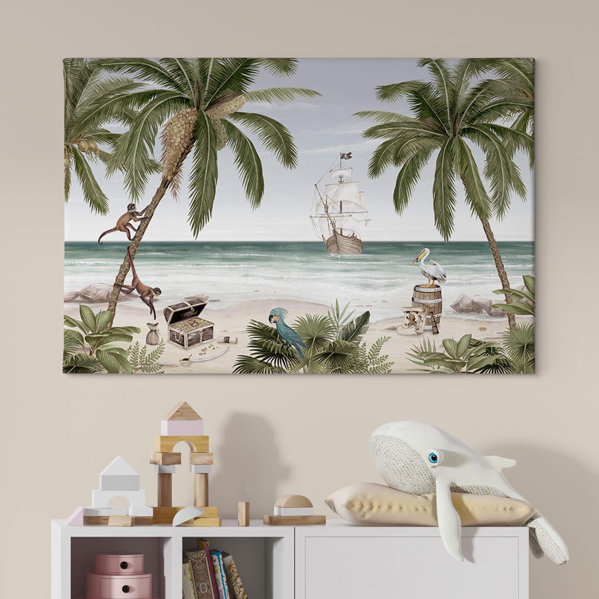 Leinwandbild Kikki Belle - Piratenbucht