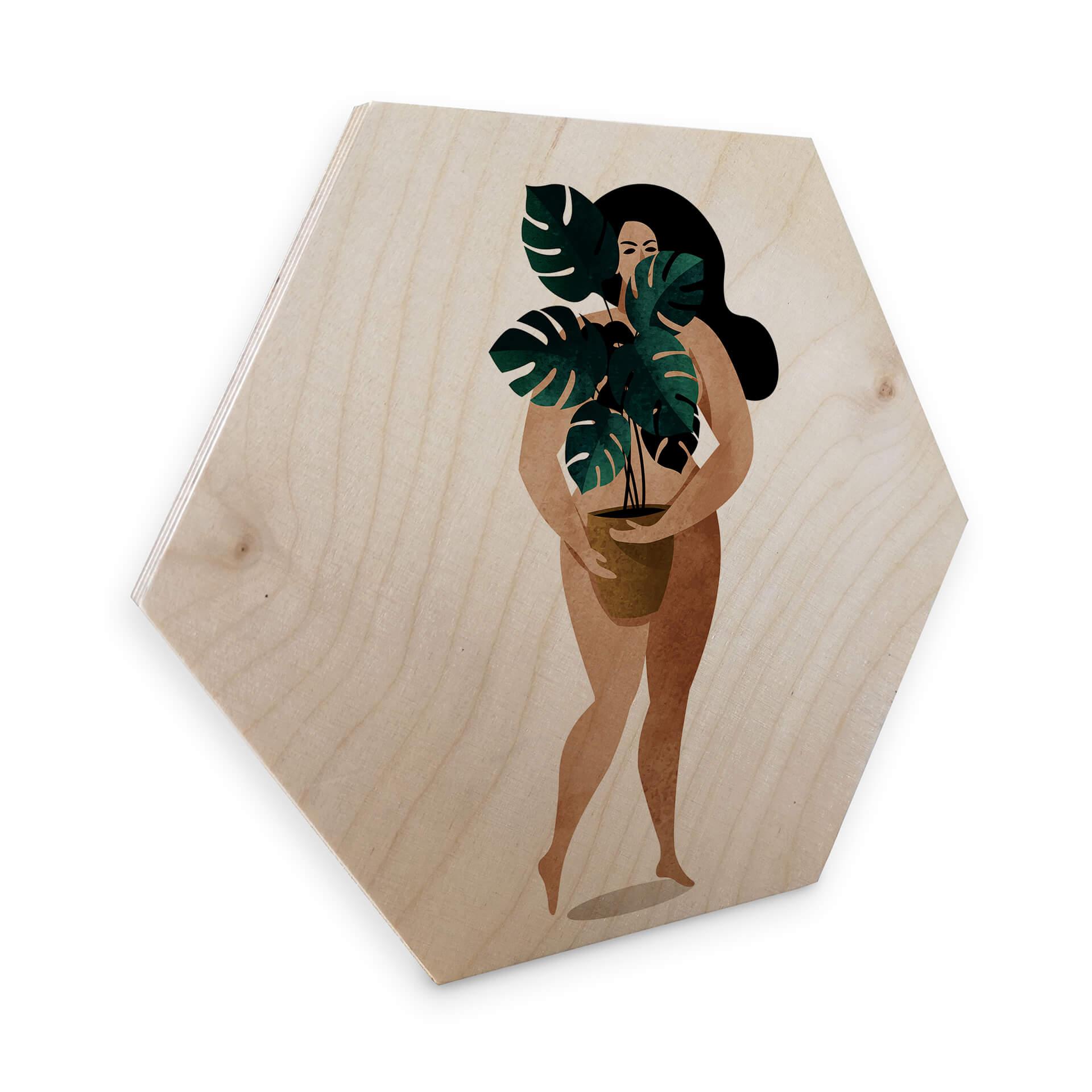 Hexagon - Birkefinér - Kubistika - Naked Lady