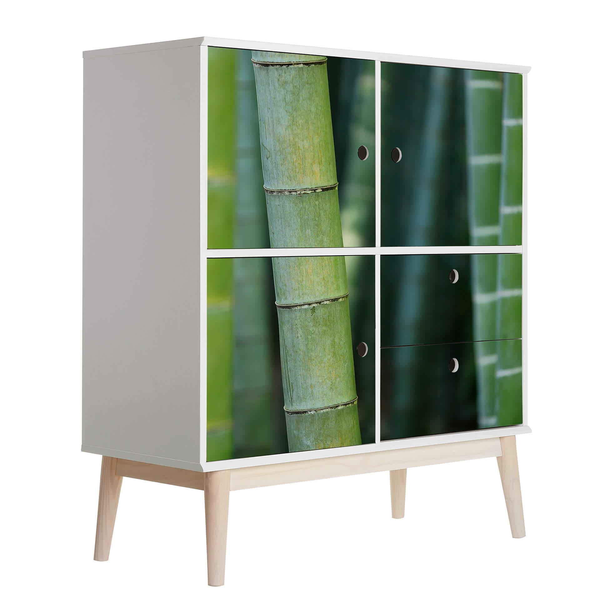 Møbelfolie, dekorativ folie - kan tørres af - Bamboo forest 02