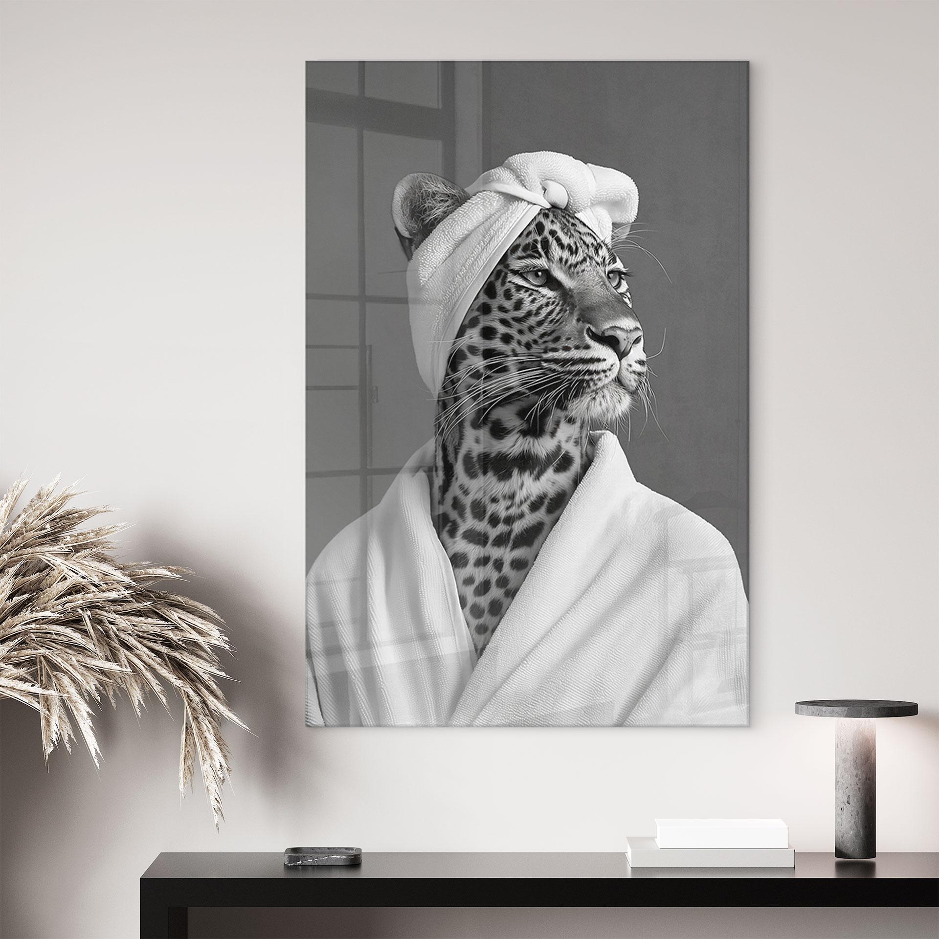 Akrylbillede royal spa time-out med leopard - Rahner