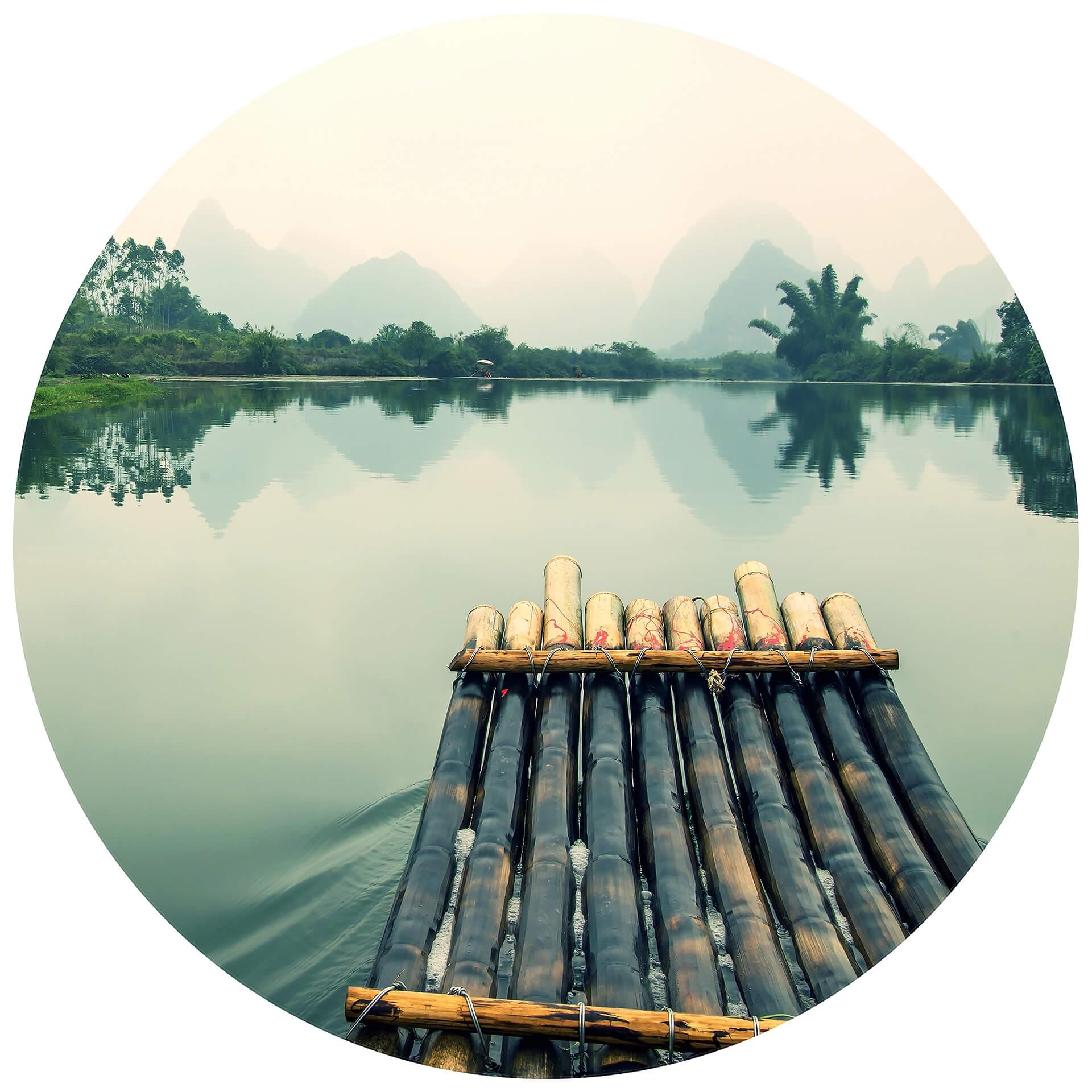 Behangcirkel Vlot in China - vliesbehang/zelfklevend vliesbehang