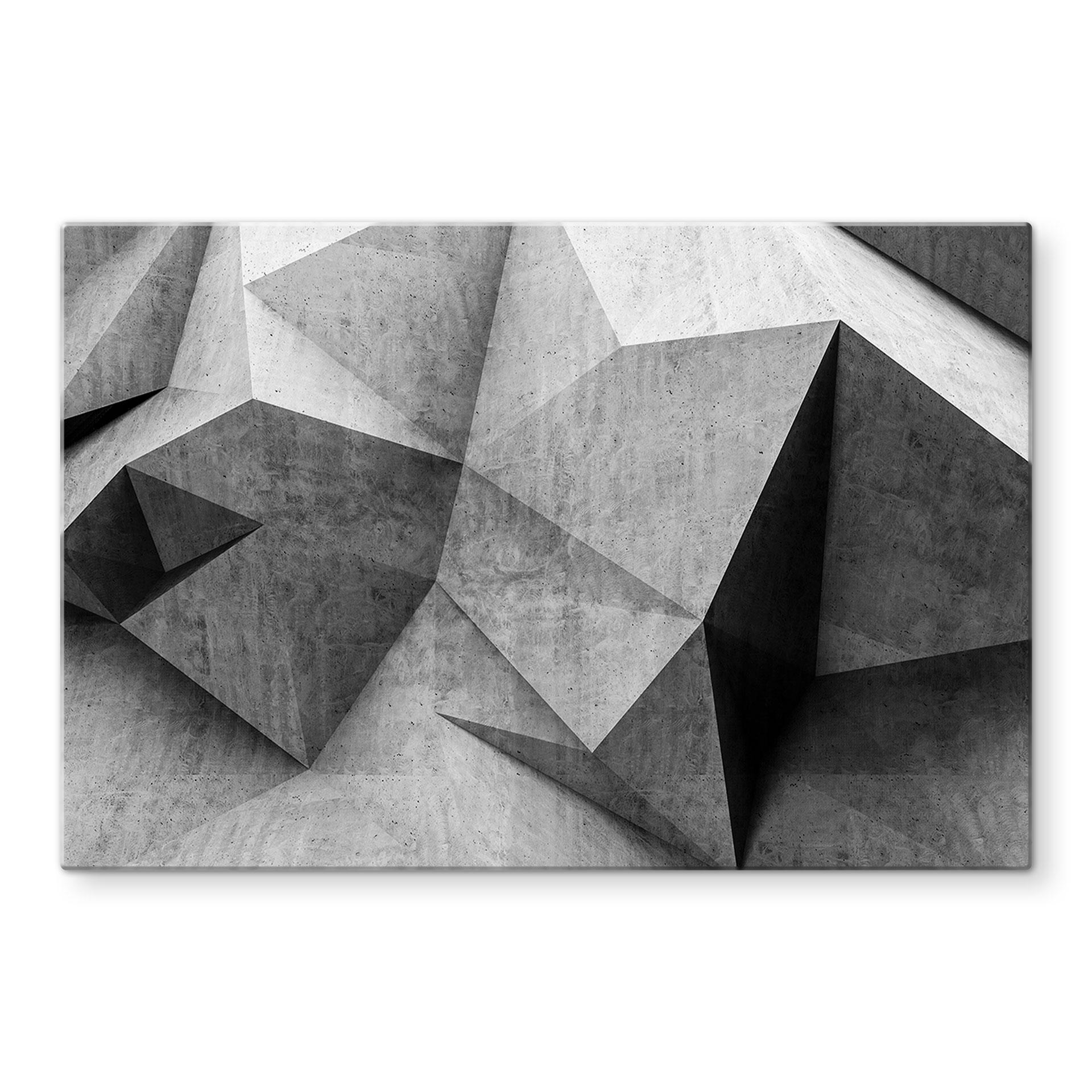 Stænkplade - 3D Betonvæg
