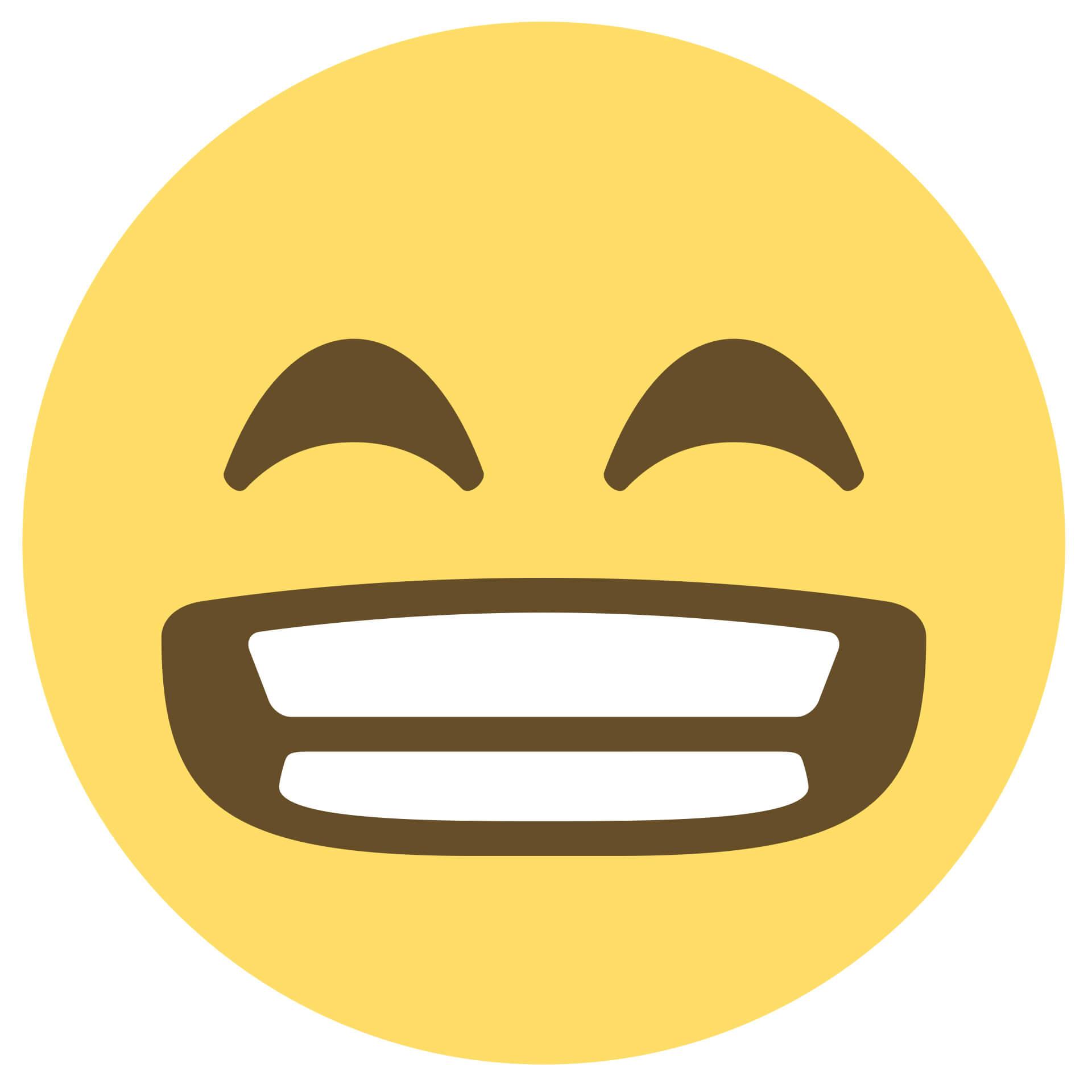 Wandtattoo Emoji Grinning Face