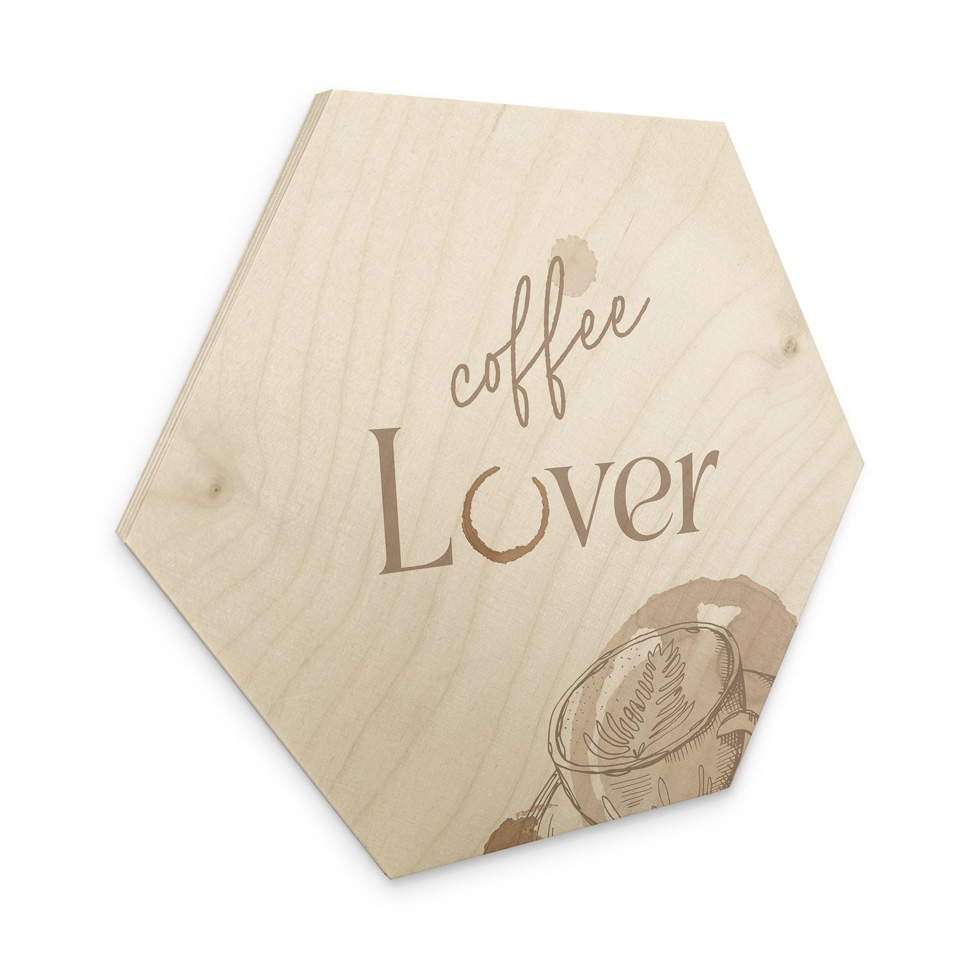 Sekskantet træ Coffee Lover