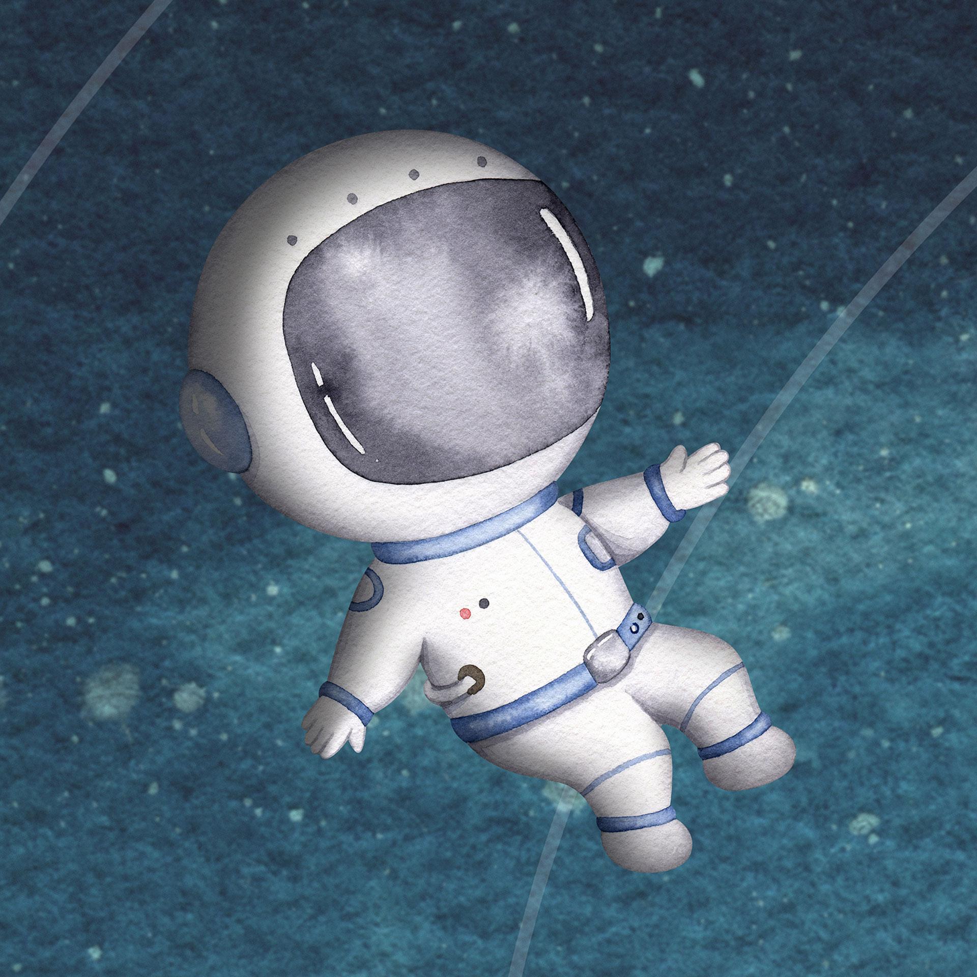 Fotobehang Ruimteavontuur met astronauten - Oliver Robins