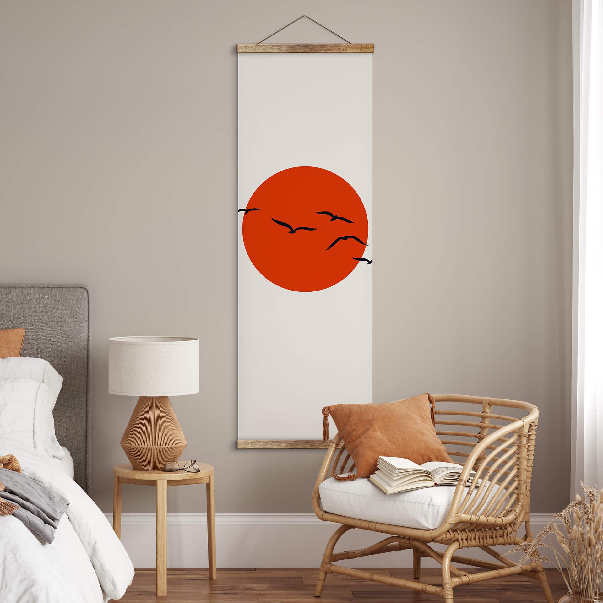 Cubistika Tekstil plakat - Stille dage - Panorama