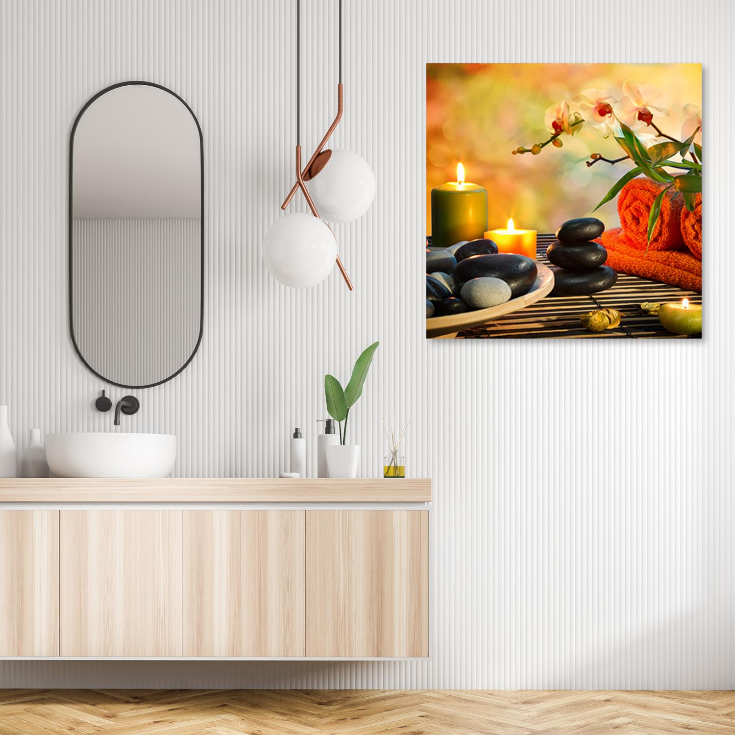 Canvasbillede, Spa Zen Stones Orient