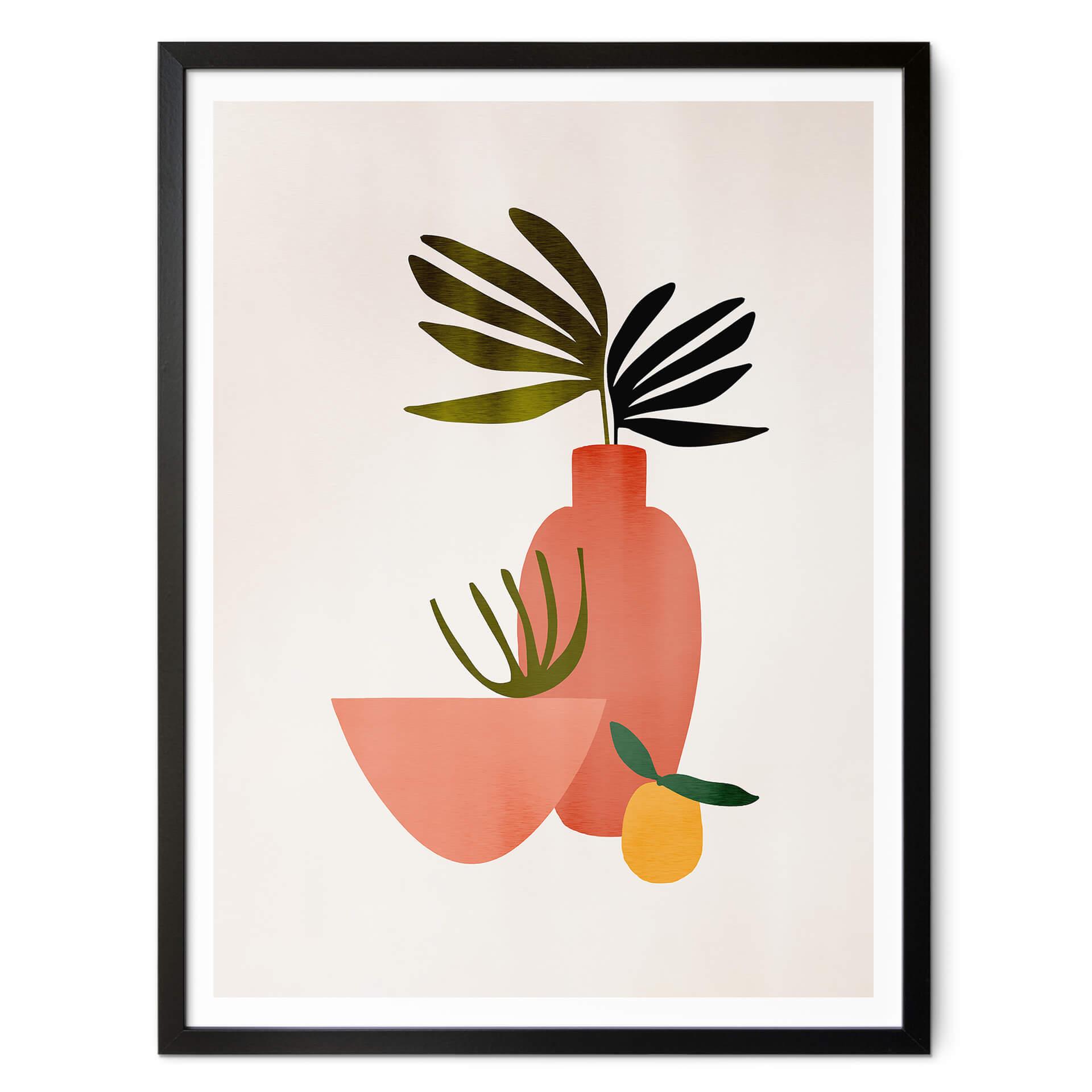 Póster Kubistika - Limón jugoso