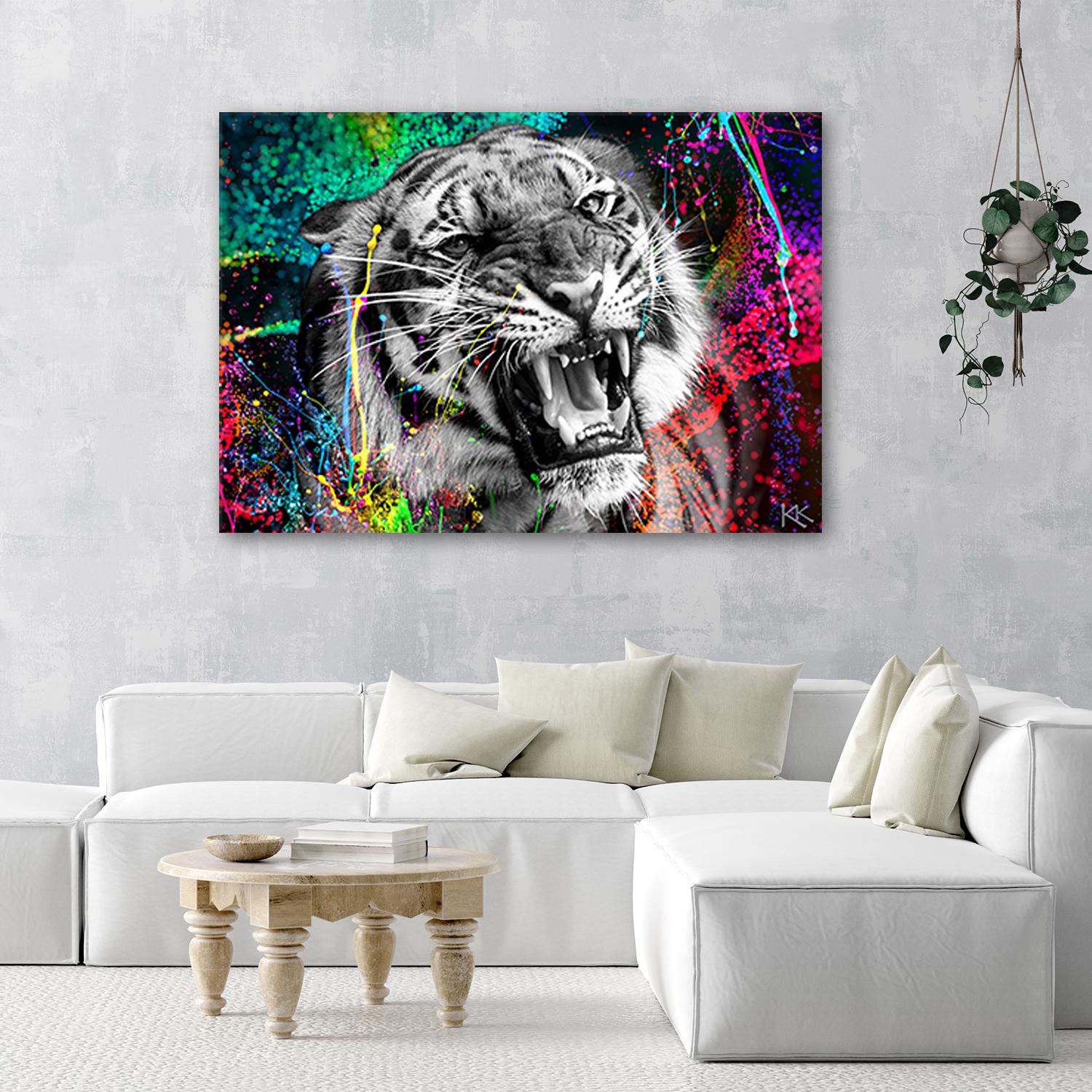 Canvasbillede, Tiger dyr natur