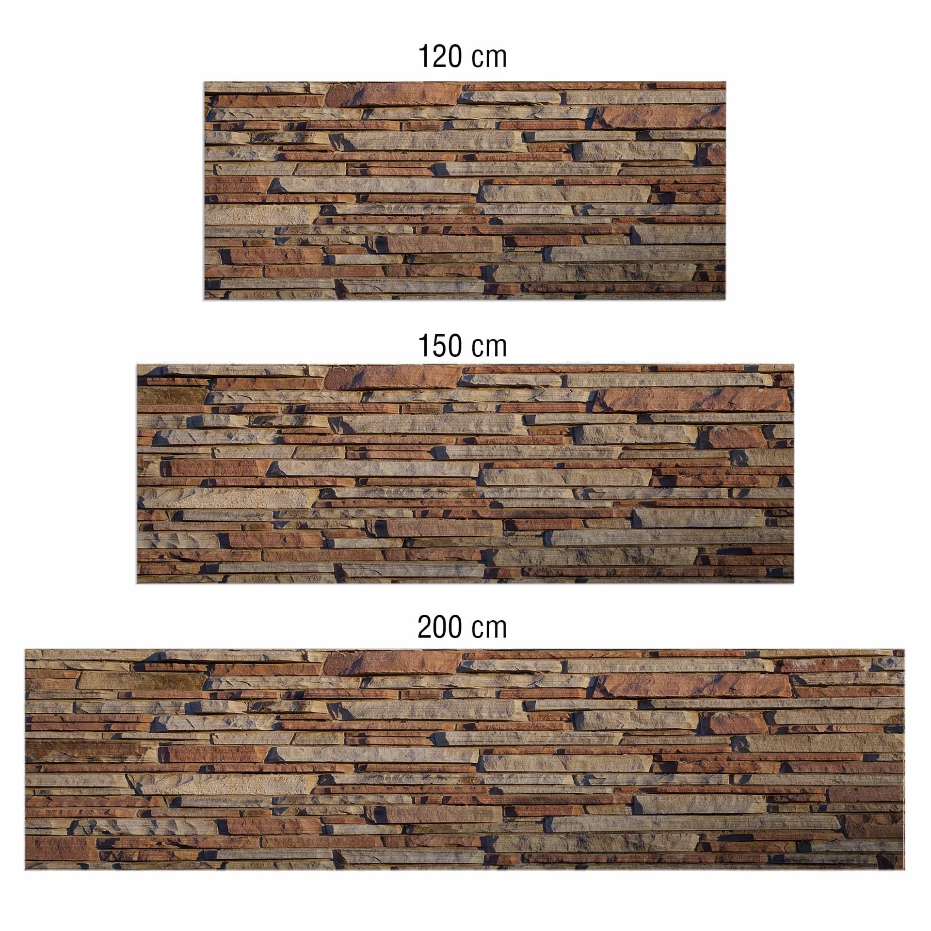 Rivestimento cucina - Alu-Dibond argentato - Muro 05