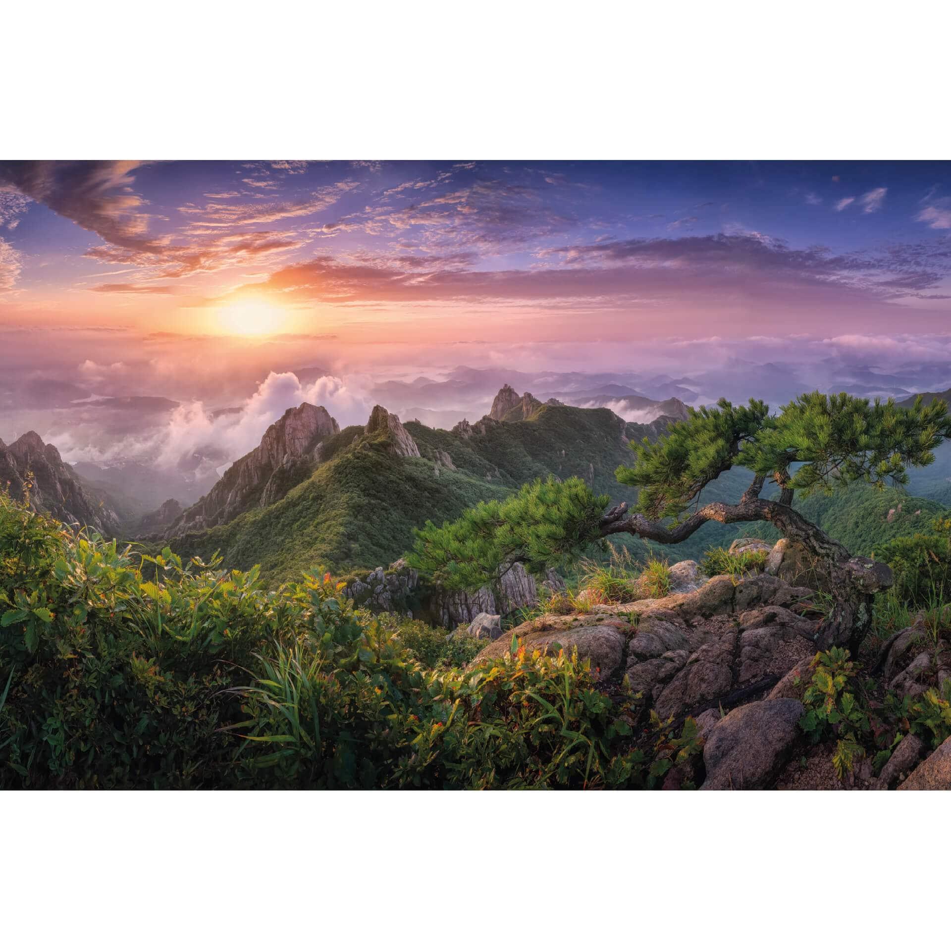 Fotomural Seo - Paisaje verde de montaña