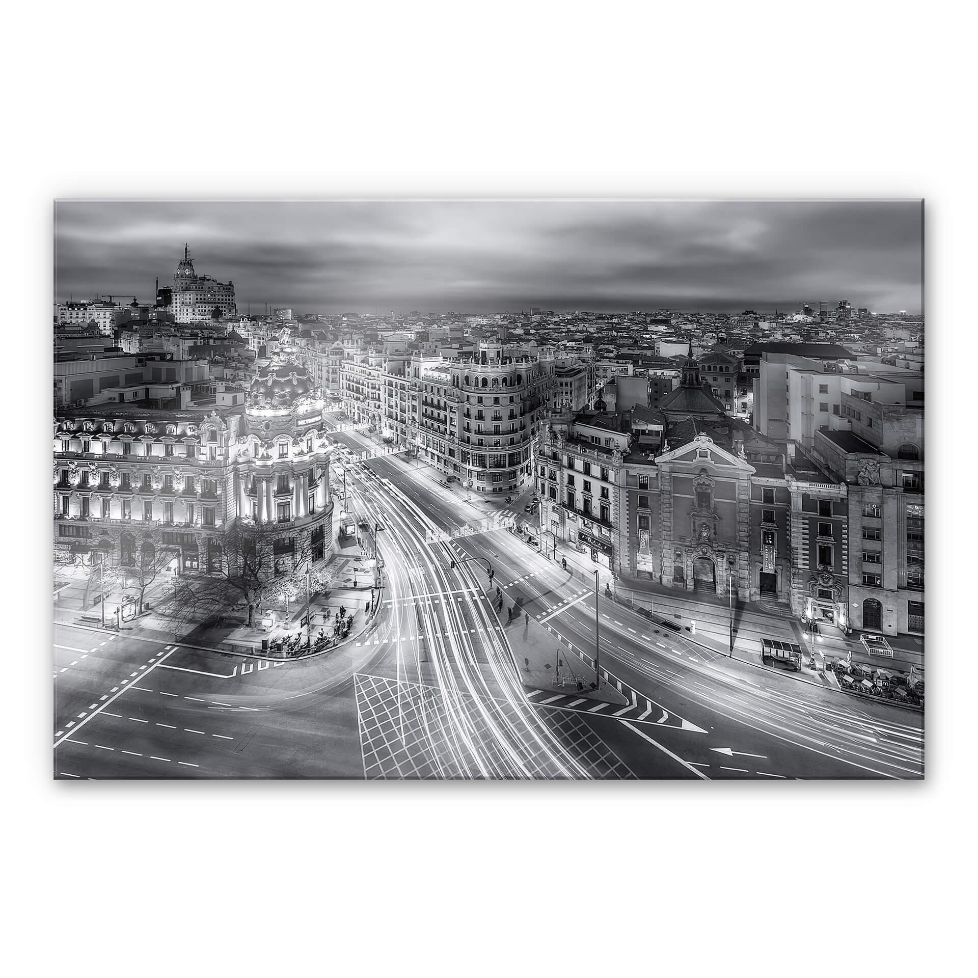 Akrylbillede Javier - Madrid om natten