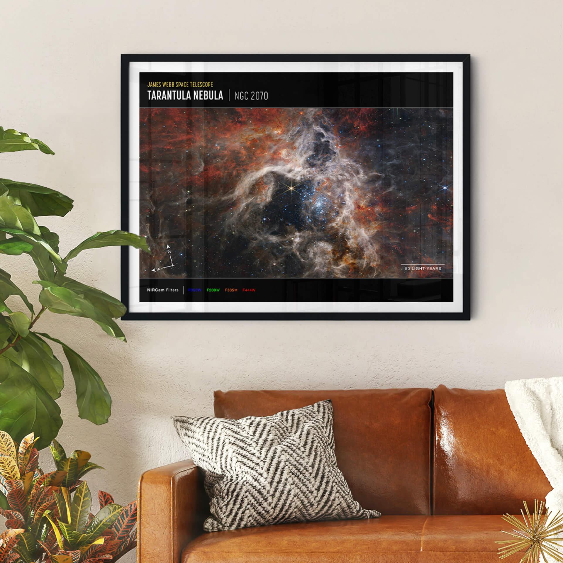 Poster James Webb - Tarantula Nebula