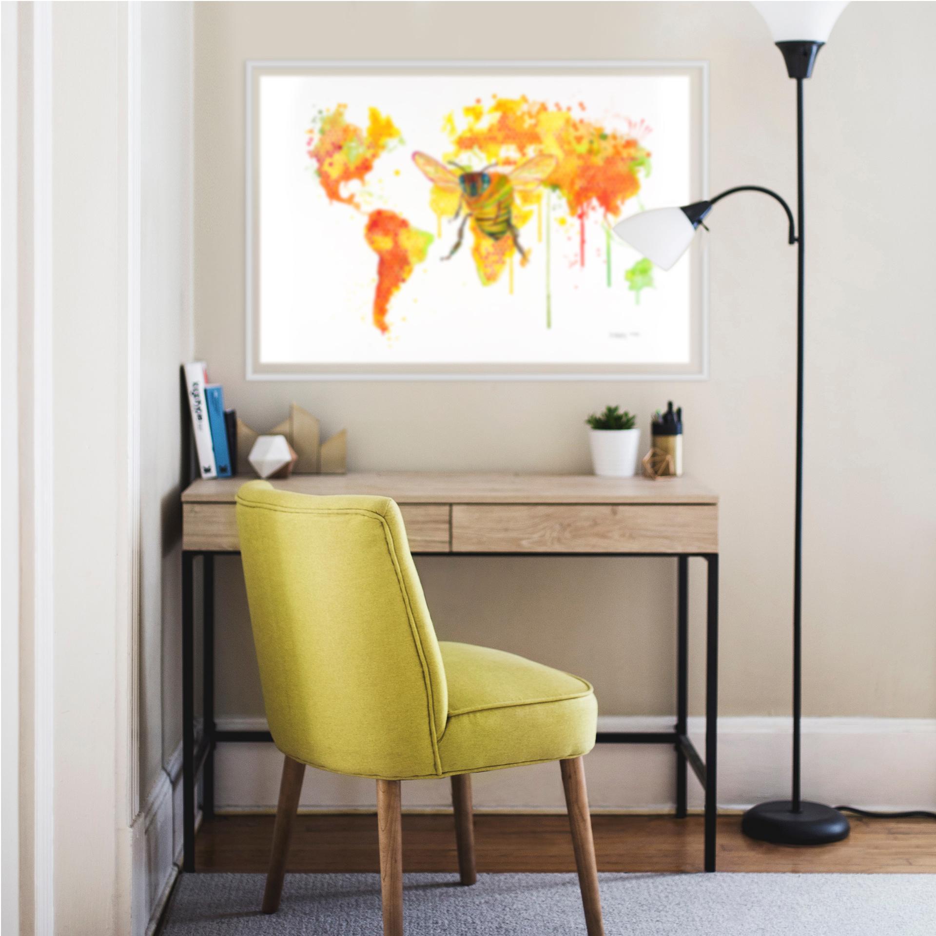 Wallprint Buttafly - Bees World